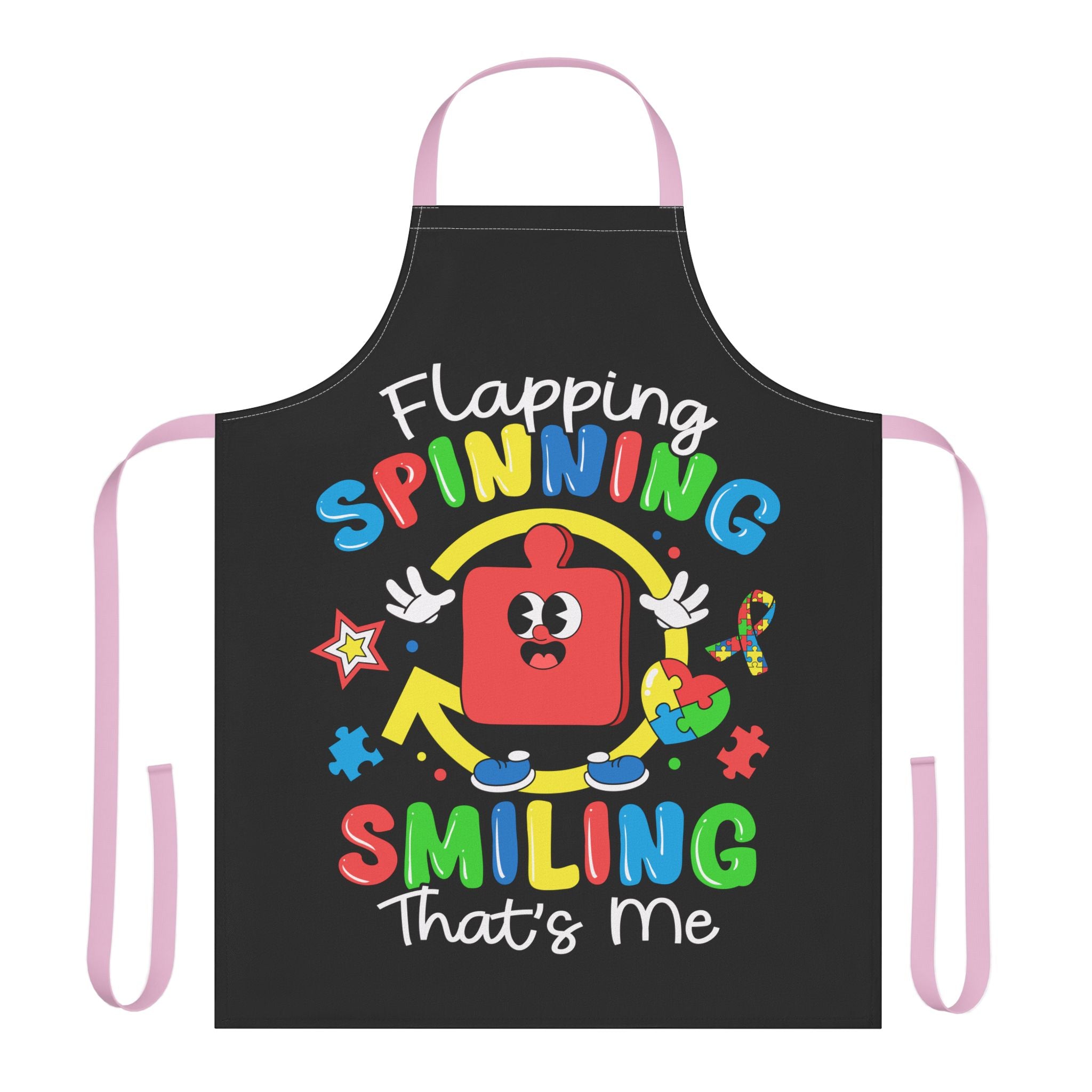 Spinning Smiling Routine Love Apron