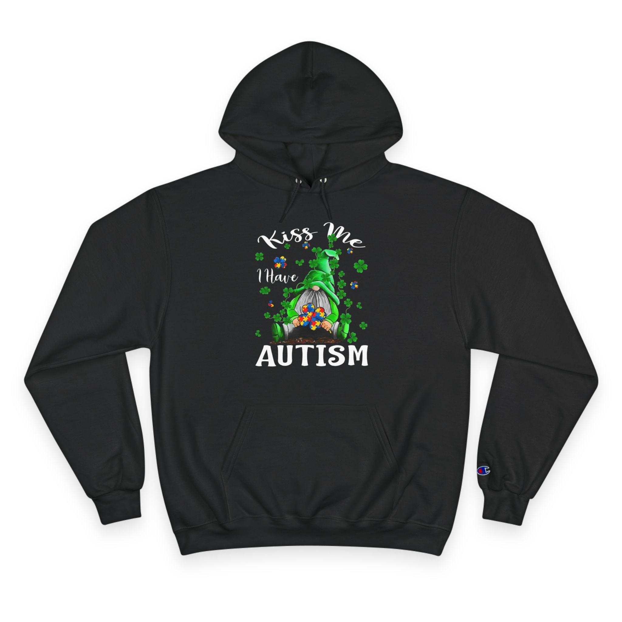 Kiss Me I Have Autism, Autism Awareness Adult Hoodie