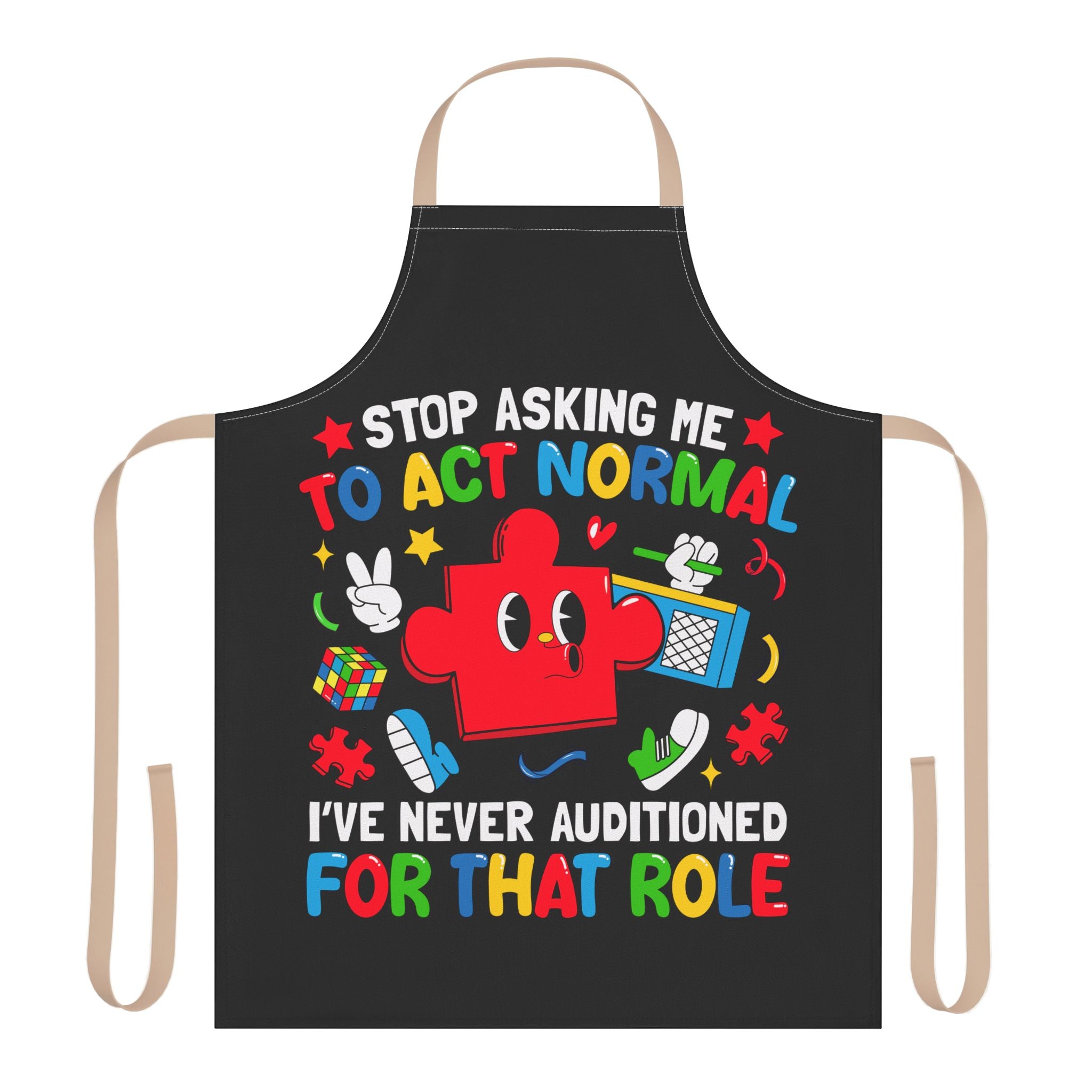 To Act Normal Routine Love Apron