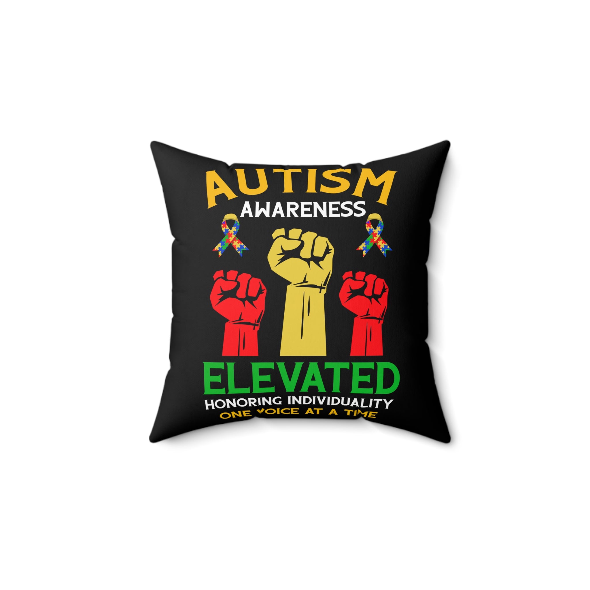 Elevated Spun Polyester Square Pillow