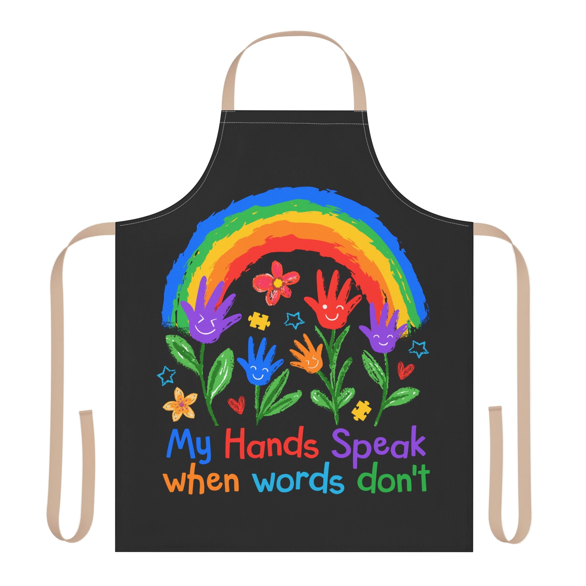 My Hands Speak Routine Love Apron