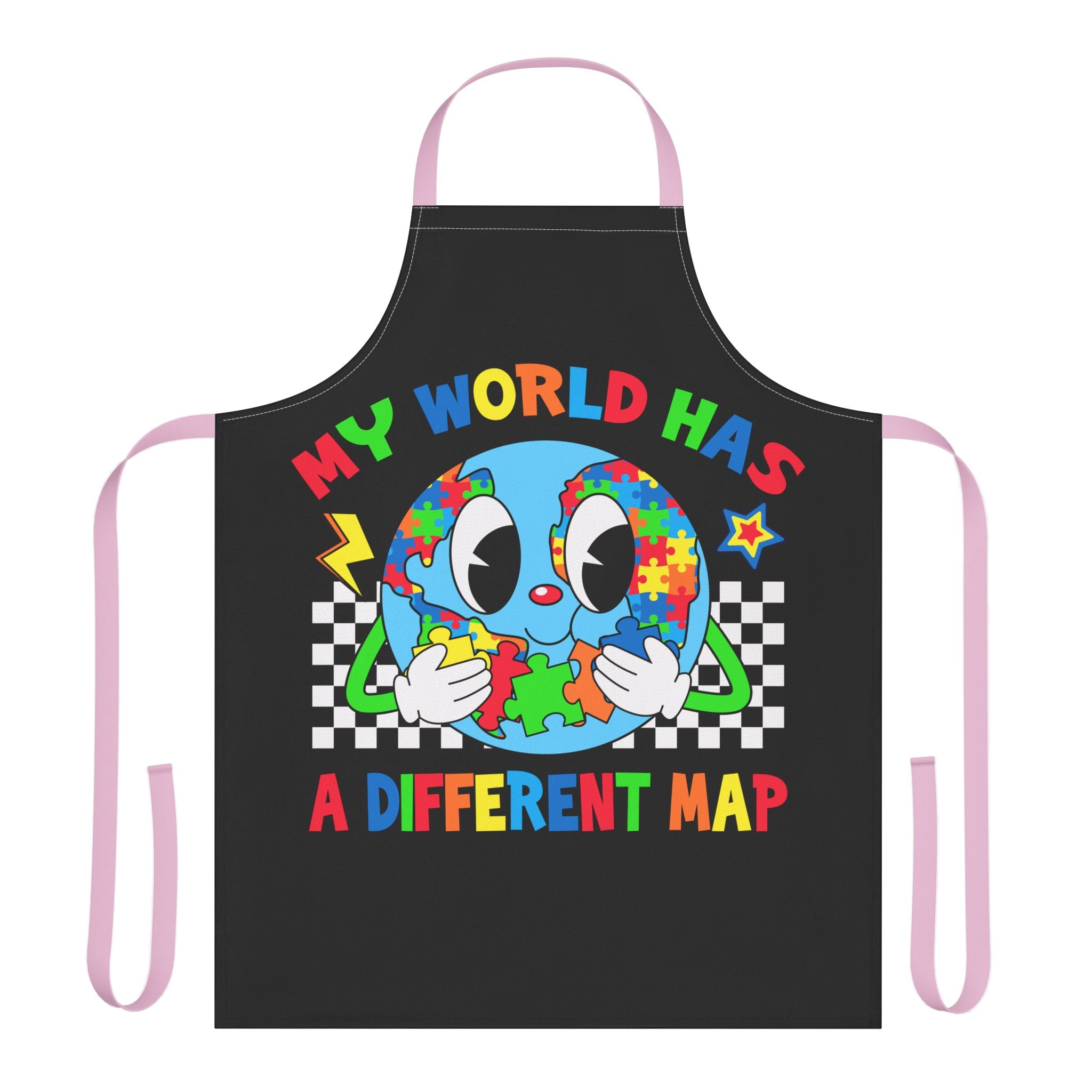 A Different Map Routine Love Apron