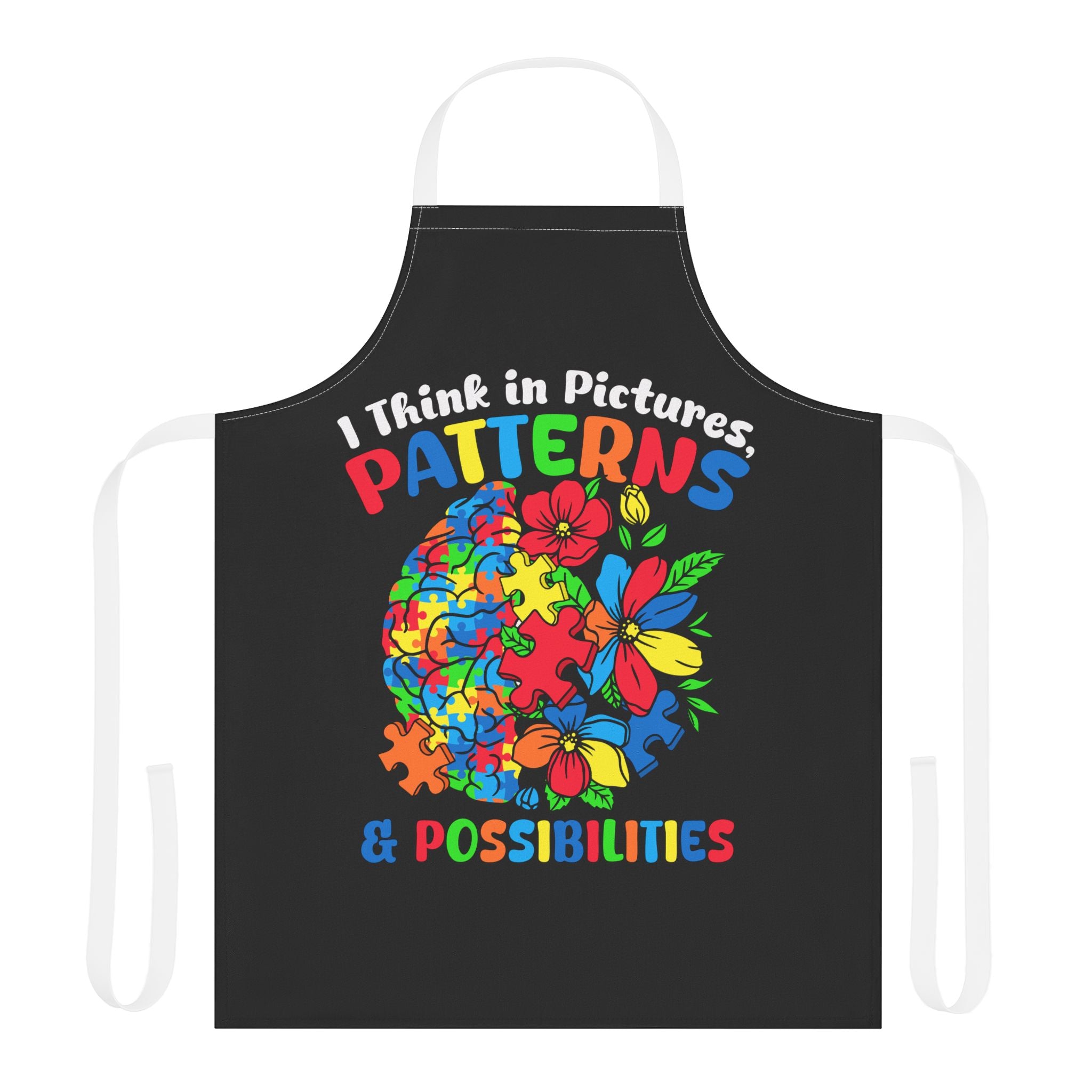 I Think In Pictures Routine Love Apron