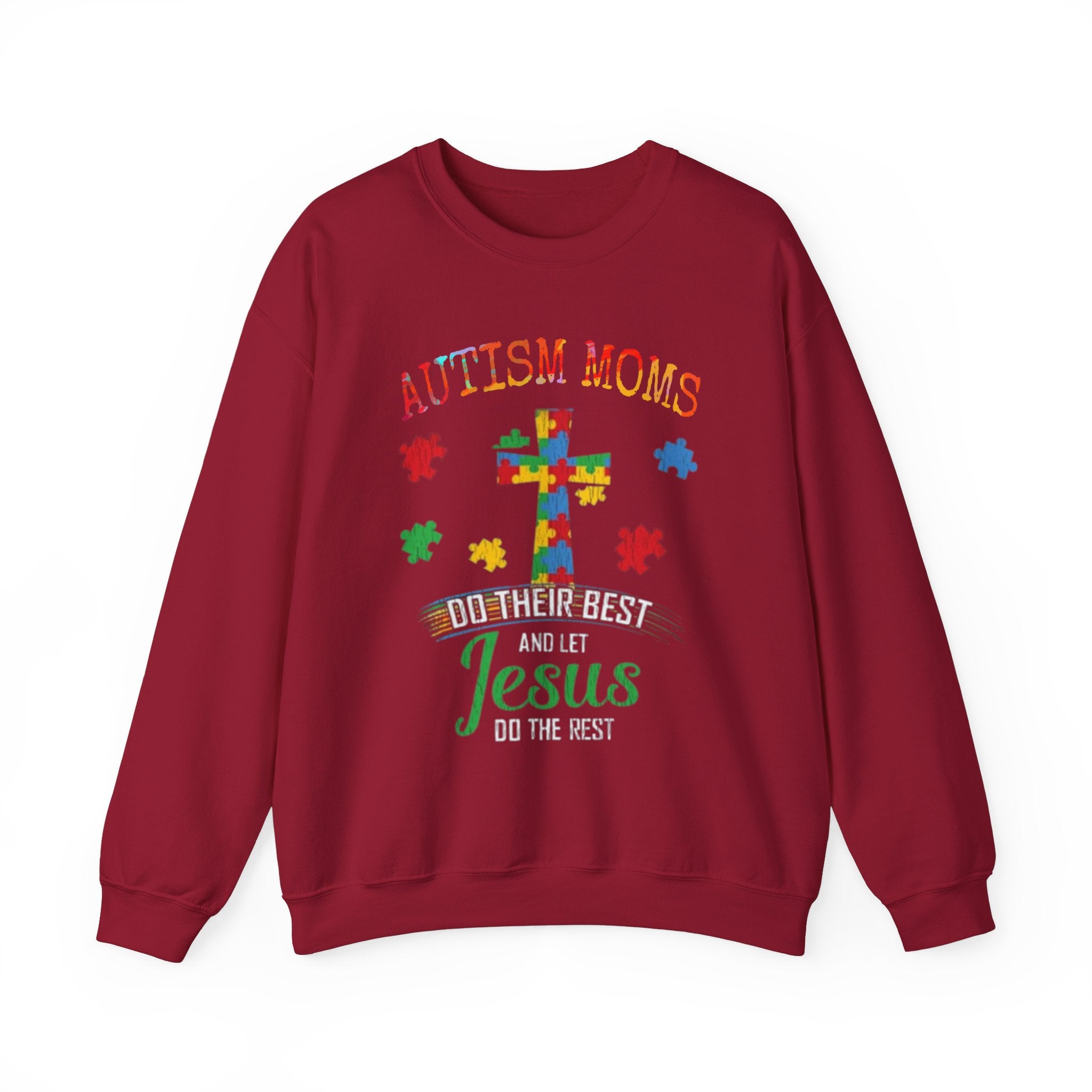 Autism Mom, Autism Awareness Adult Sweatshirt