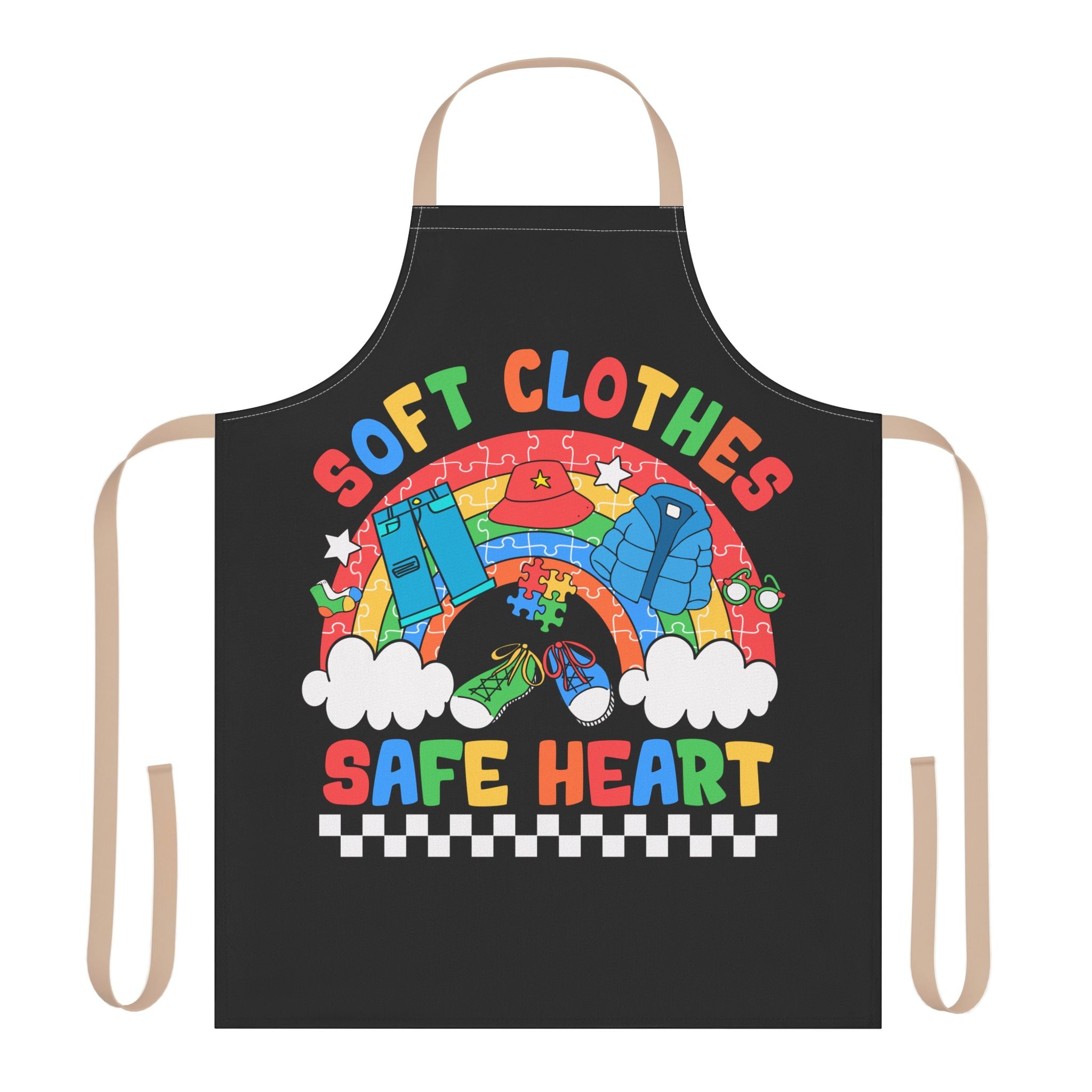 Soft Clothes Routine Love Apron