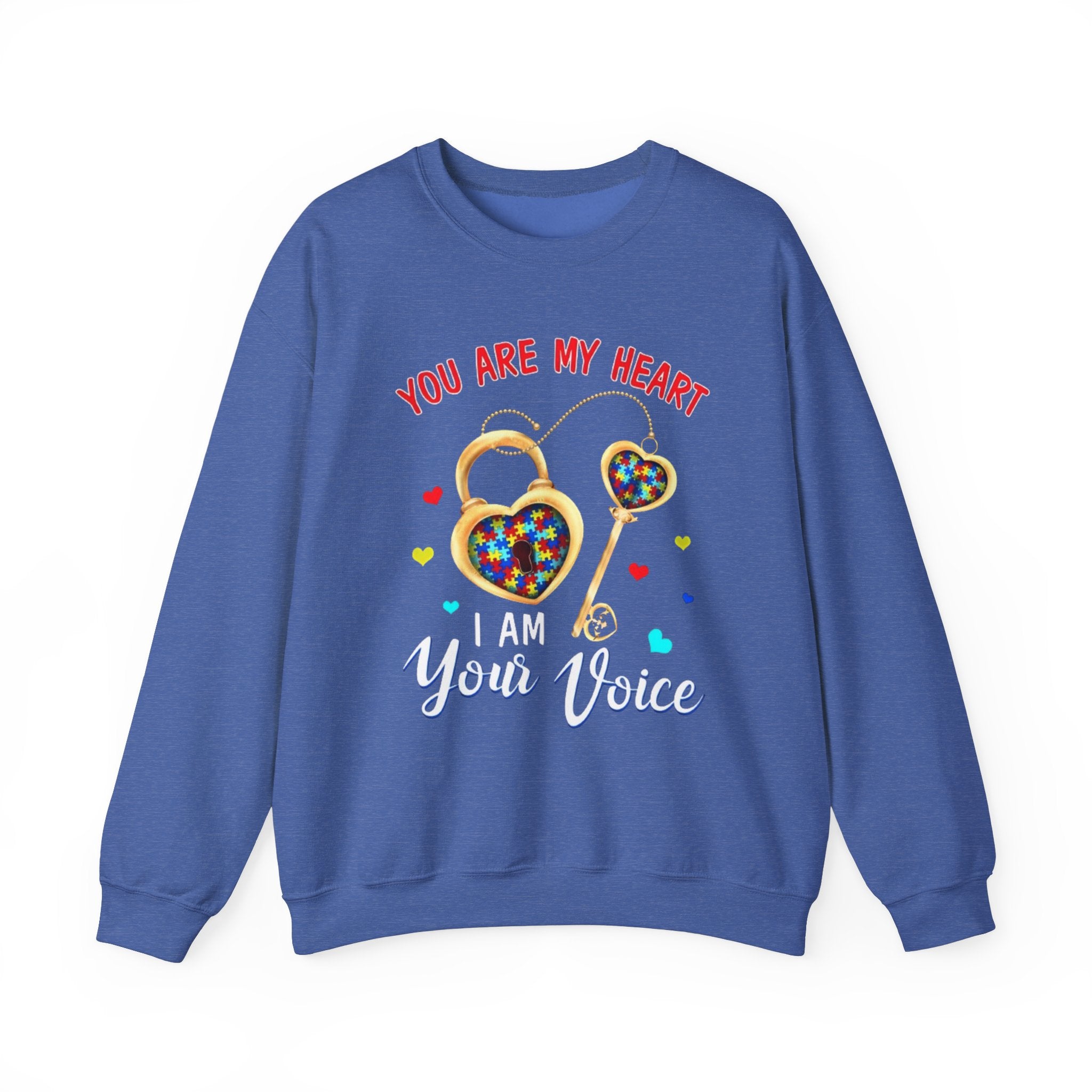 You Are My Heart, Autism Awareness Adult Sweatshirt