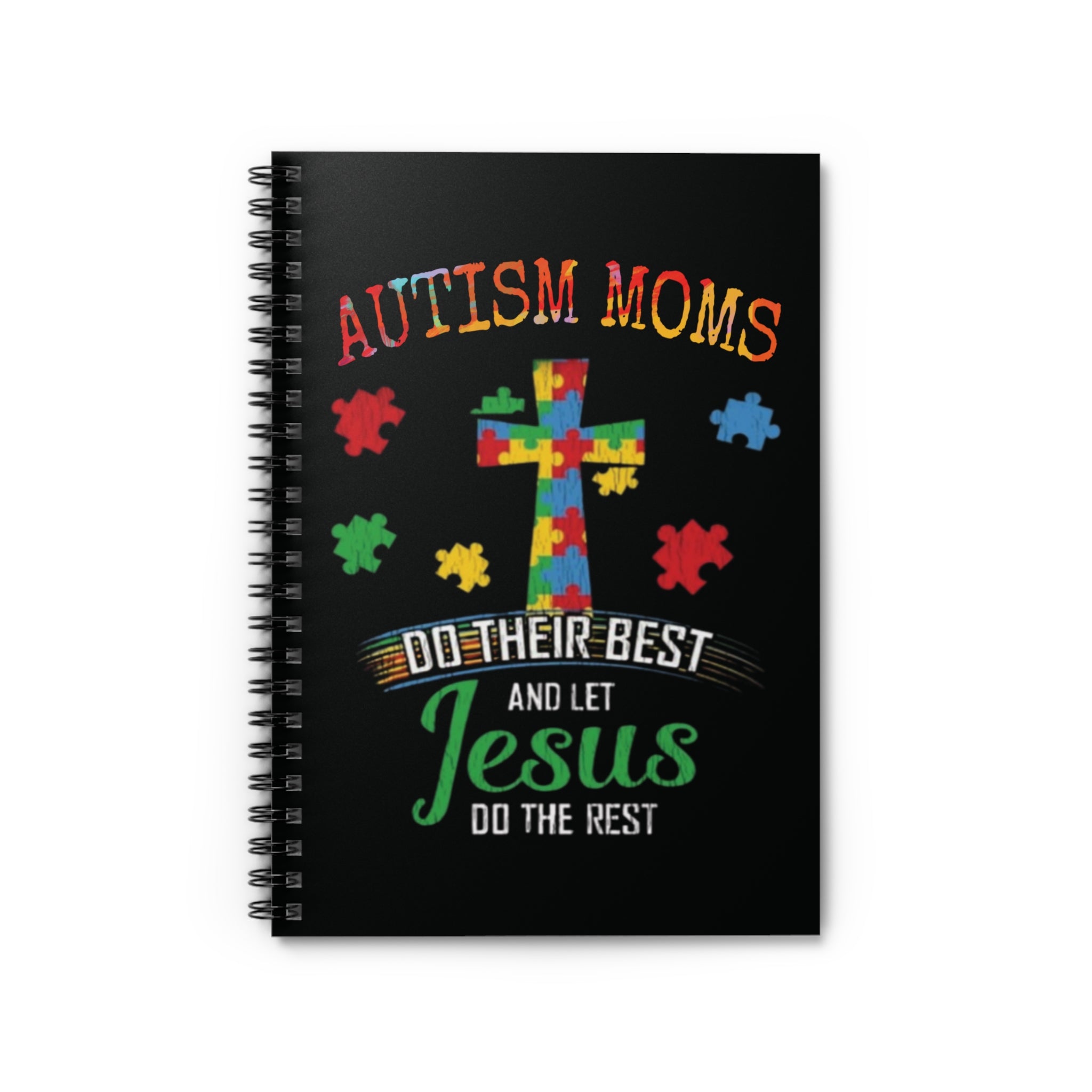 Autism Mom, Spiral Notebook - Ruled Line