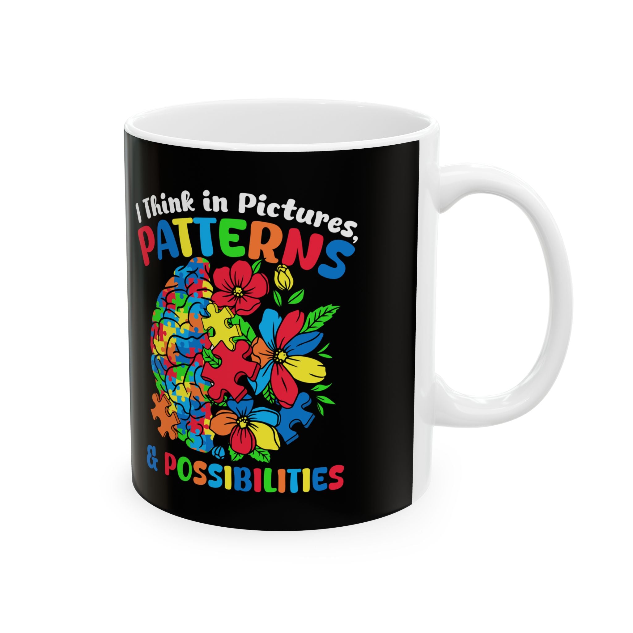 I Think In Pictures, Ceramic Mug
