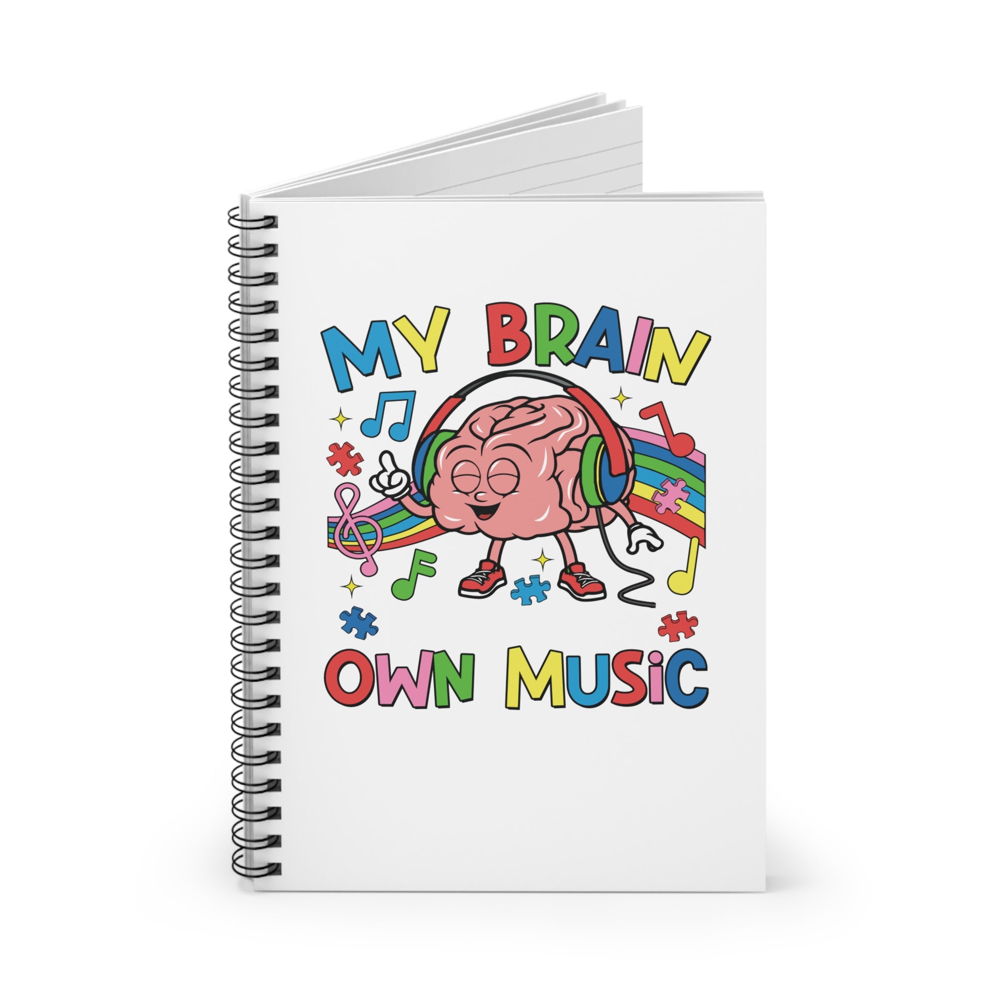 Own Music Spiral Notebook - Ruled Line