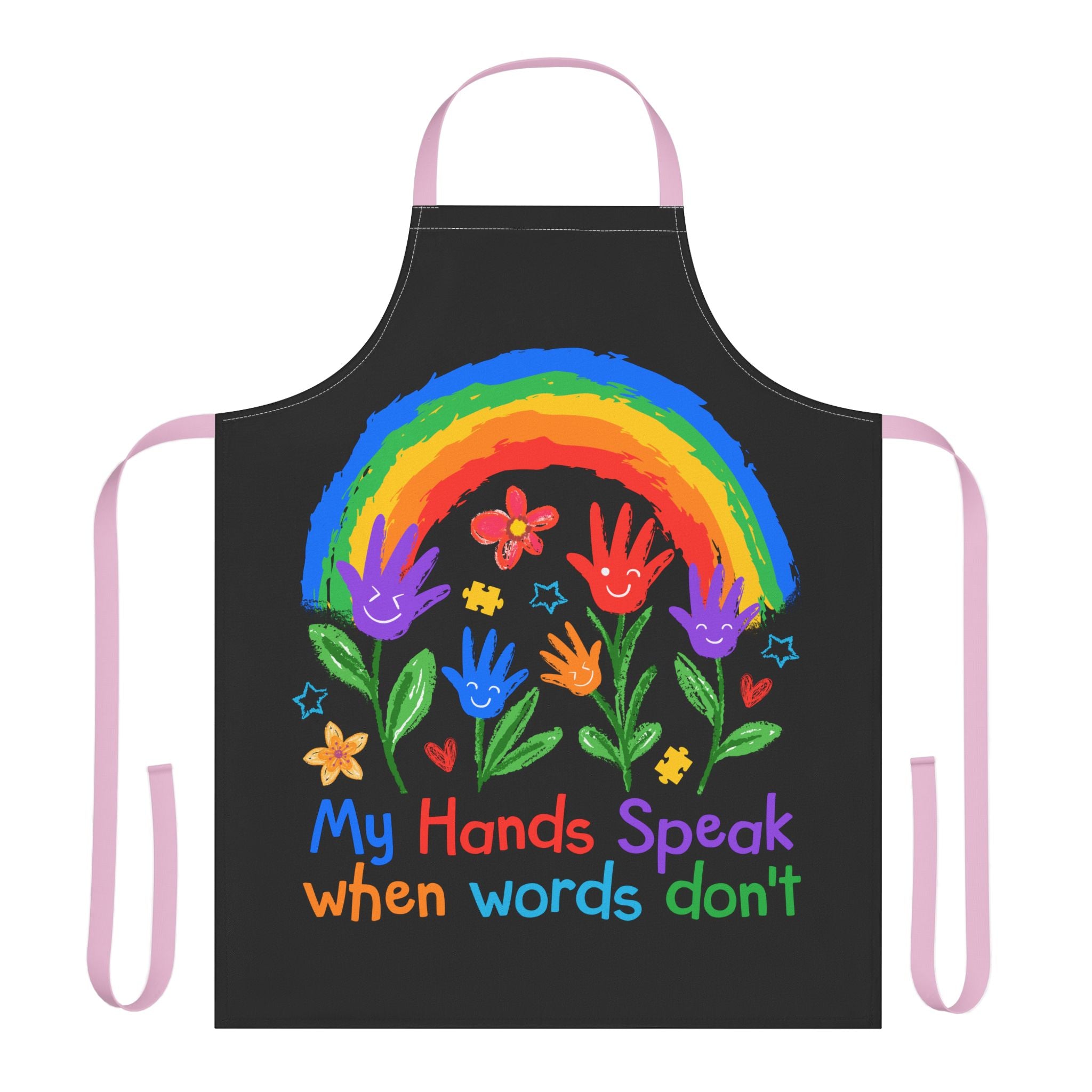 My Hands Speak Routine Love Apron