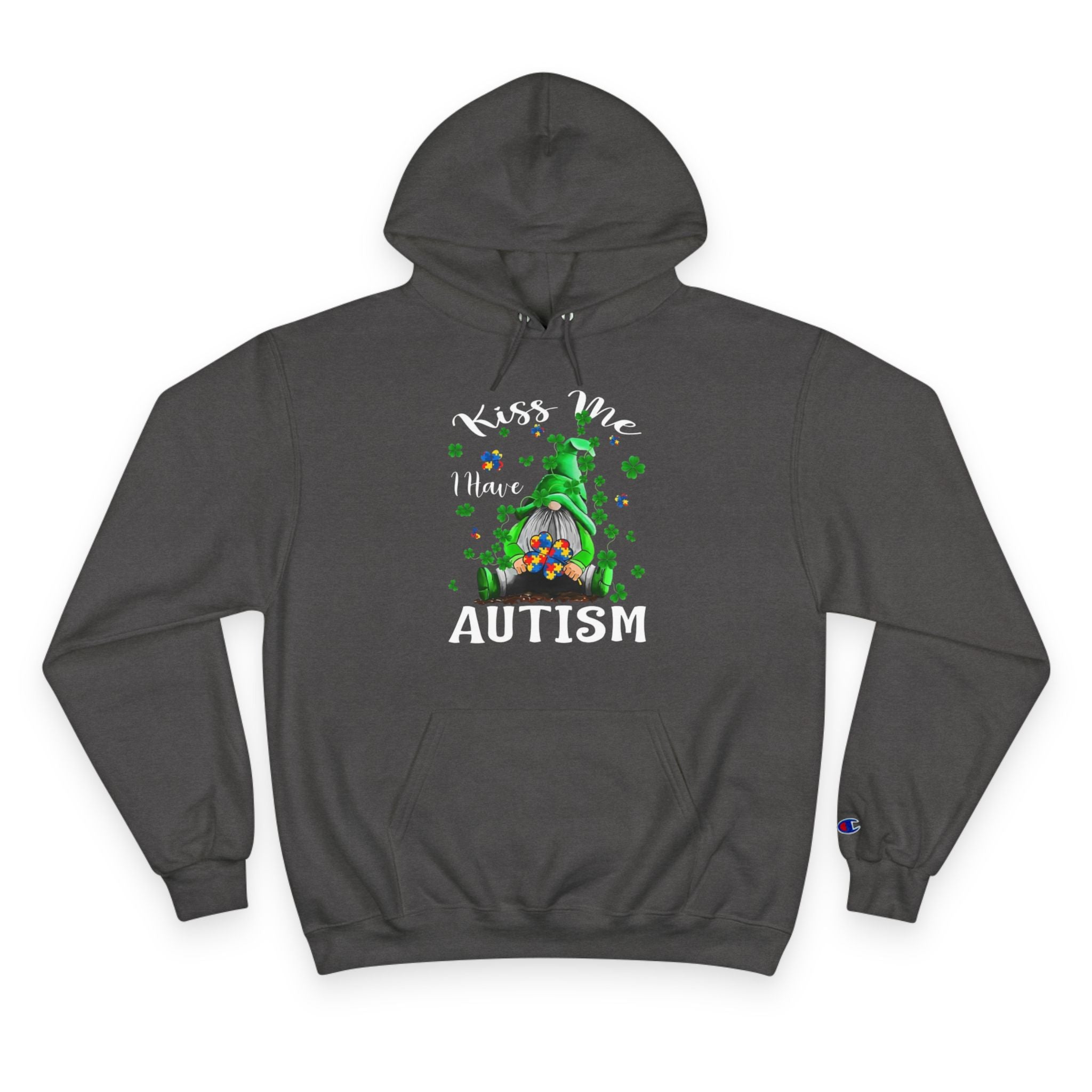 Kiss Me I Have Autism, Autism Awareness Adult Hoodie