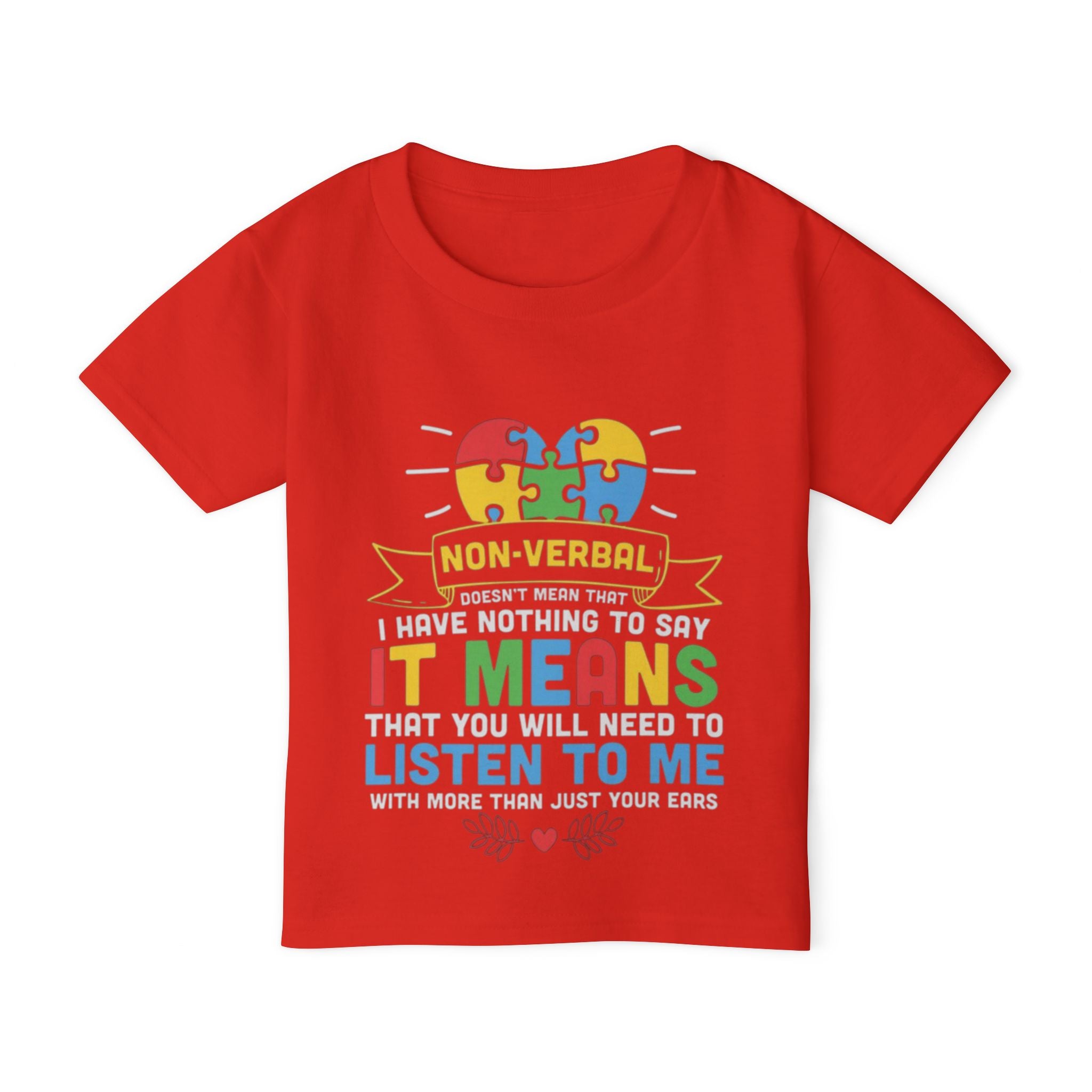 Nonverbal, Autism Awareness Toddler T-shirt