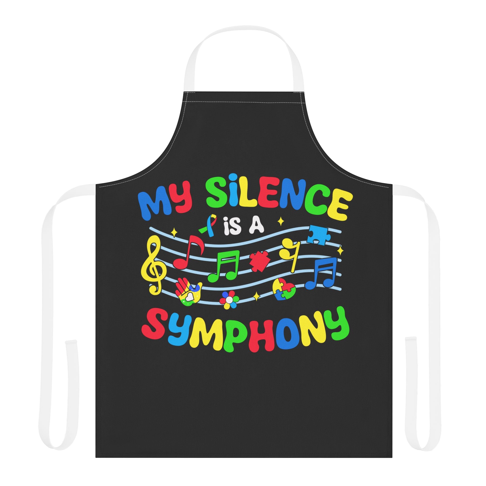 My Silence Routine Love Apron