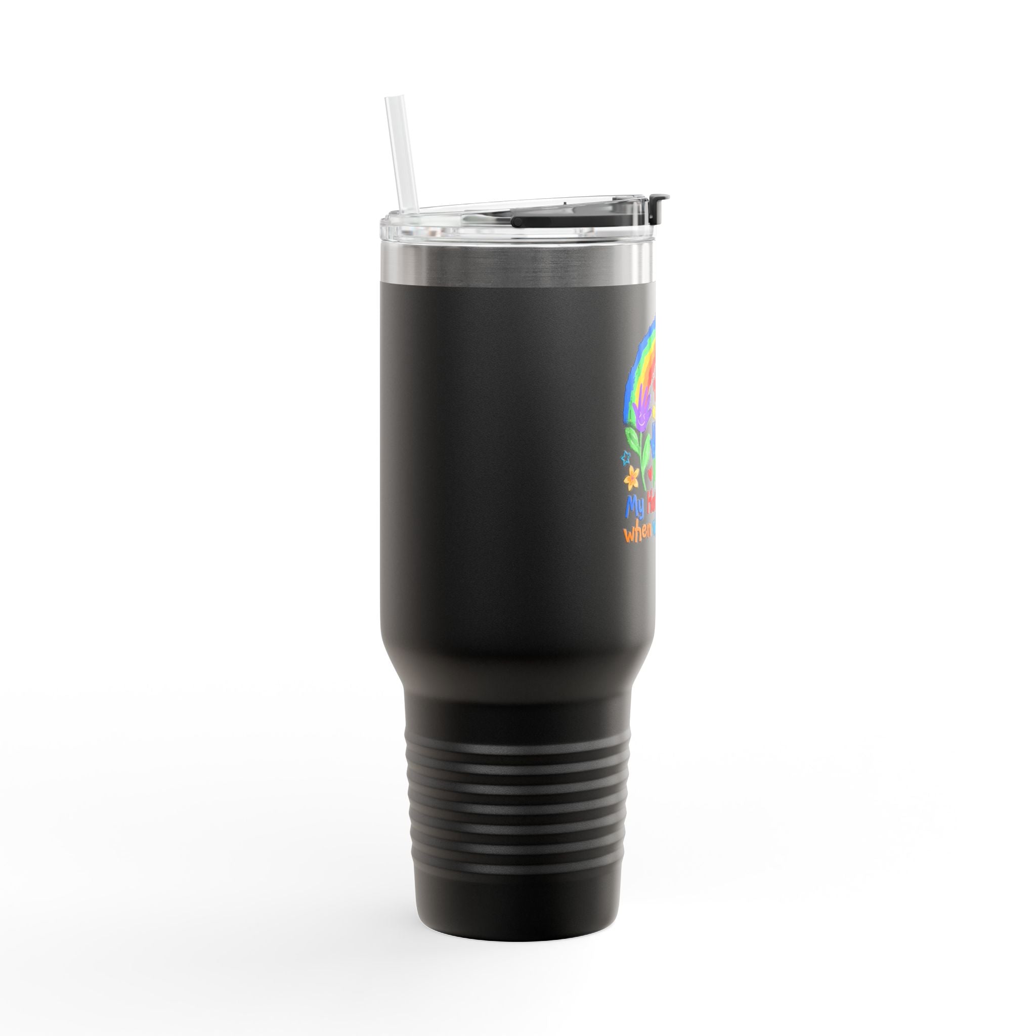 My Hand Speak Insulated Travel Mug, 40oz