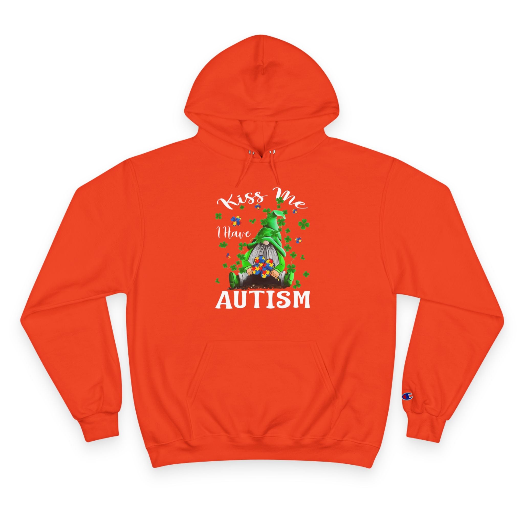 Kiss Me I Have Autism, Autism Awareness Adult Hoodie