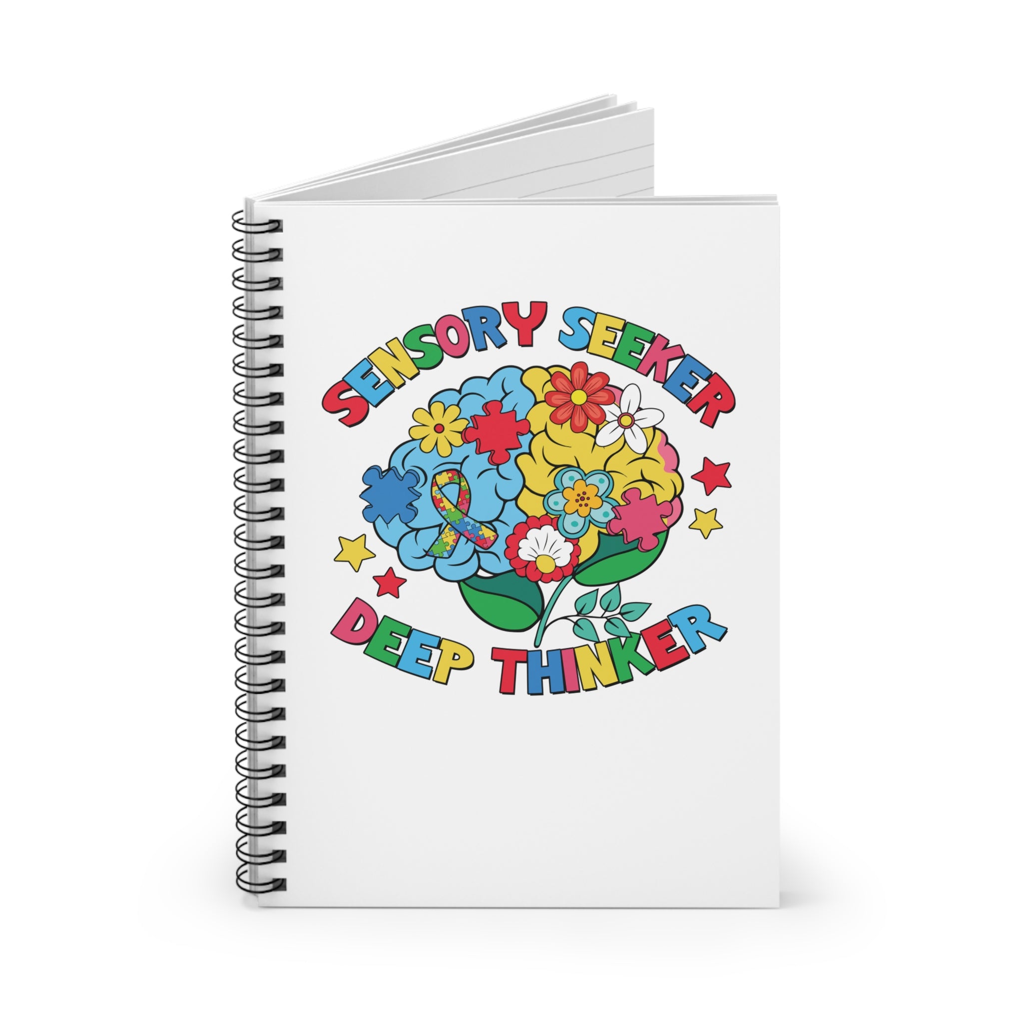 Deep Thinker Spiral Notebook - Ruled Line