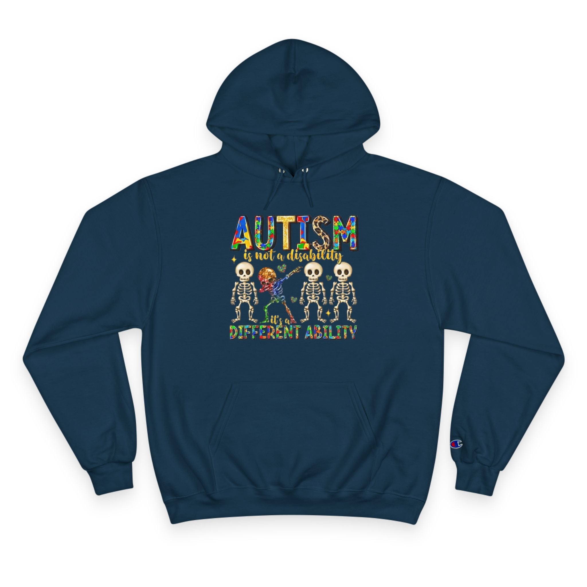 Autism Is Not A Disability, Autism Awareness Adult Hoodie