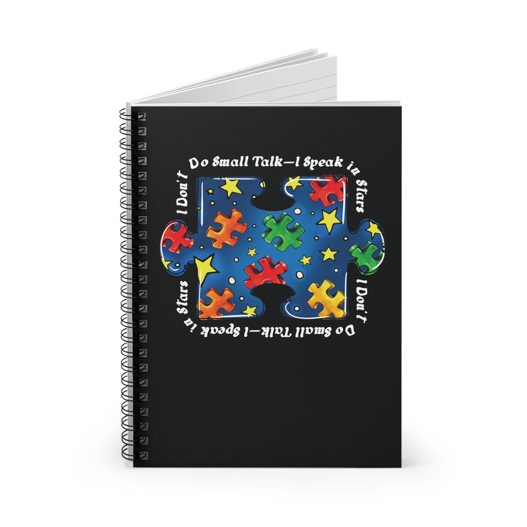 I Speak In Stars Spiral Notebook - Ruled Line