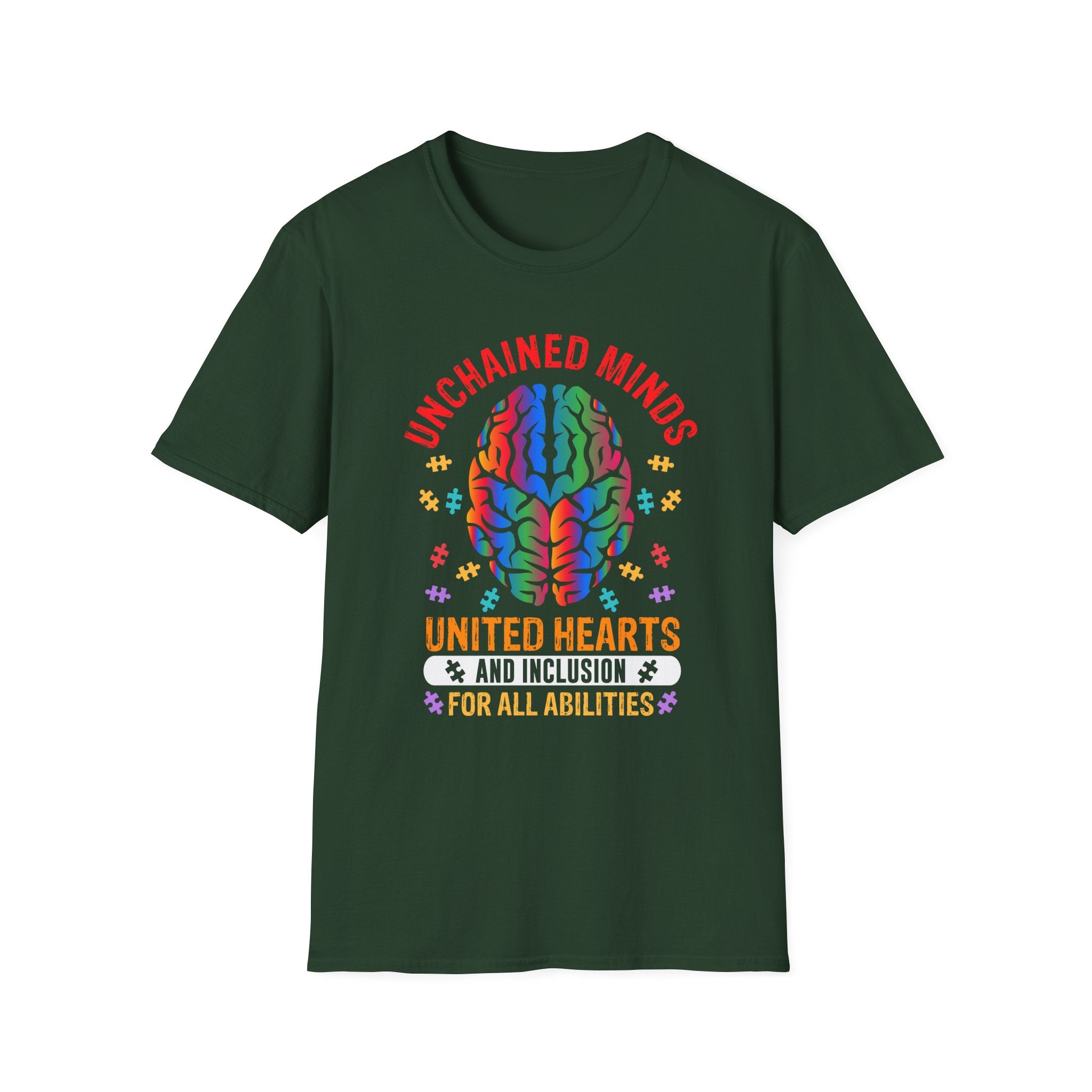 Unchained Mind Autism Awareness , Adult T-Shirt