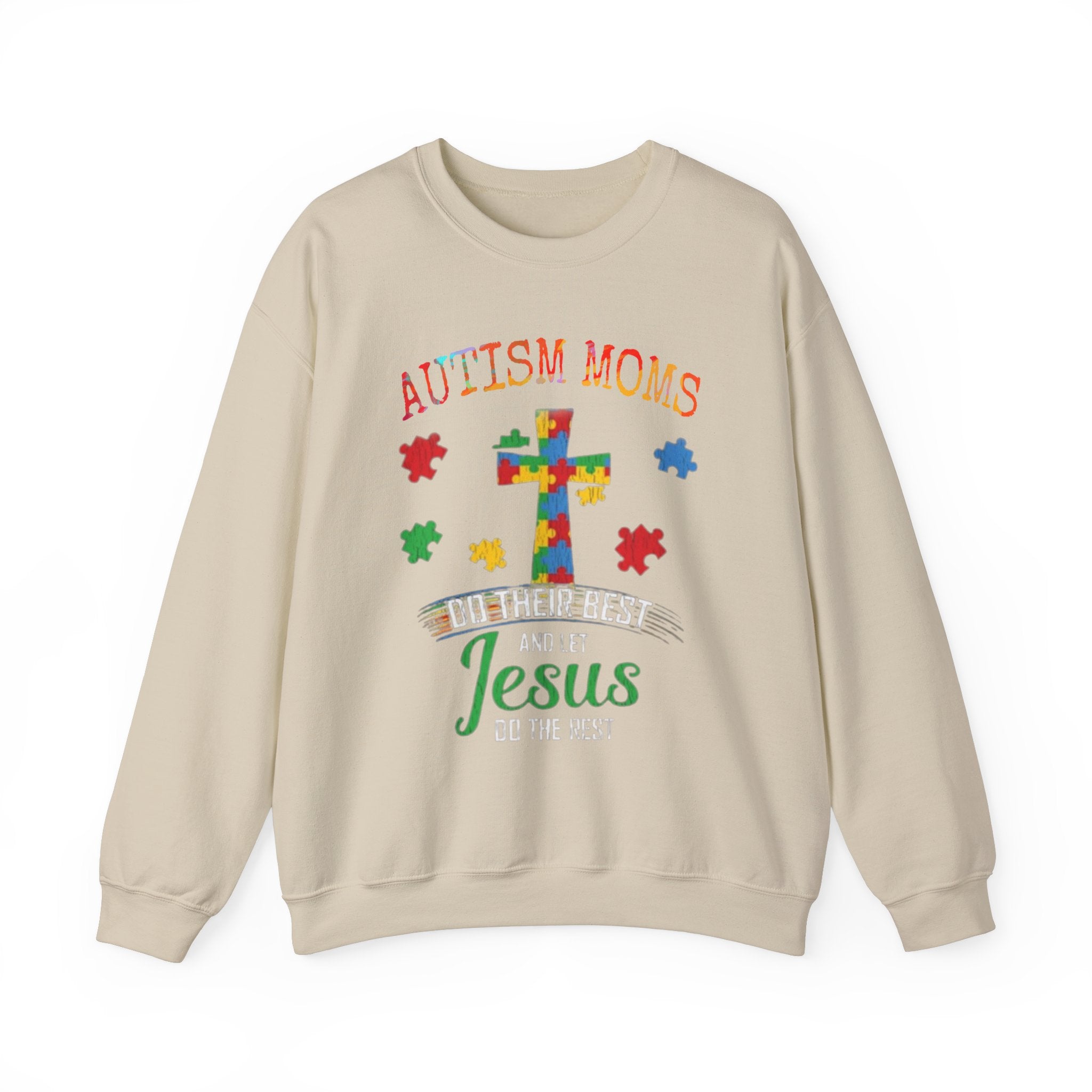 Autism Mom, Autism Awareness Adult Sweatshirt