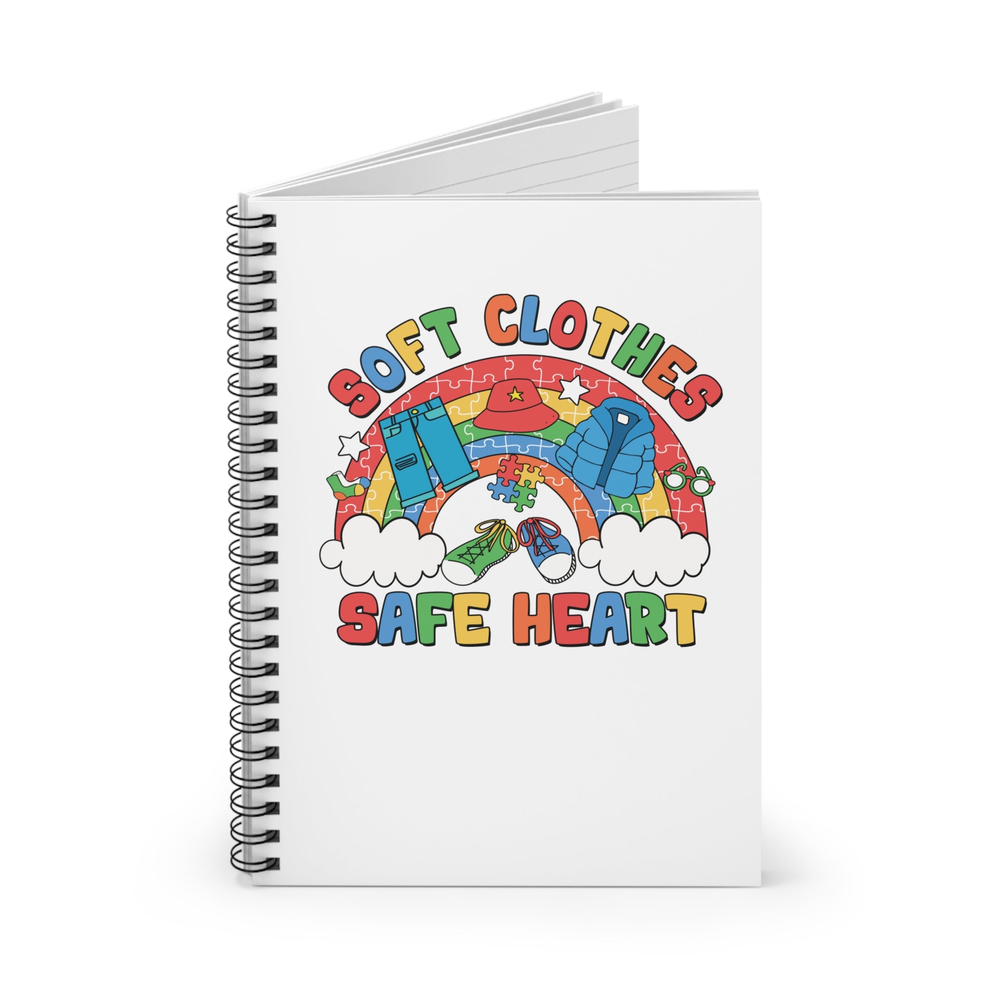 Soft Clothes Spiral Notebook - Ruled Line