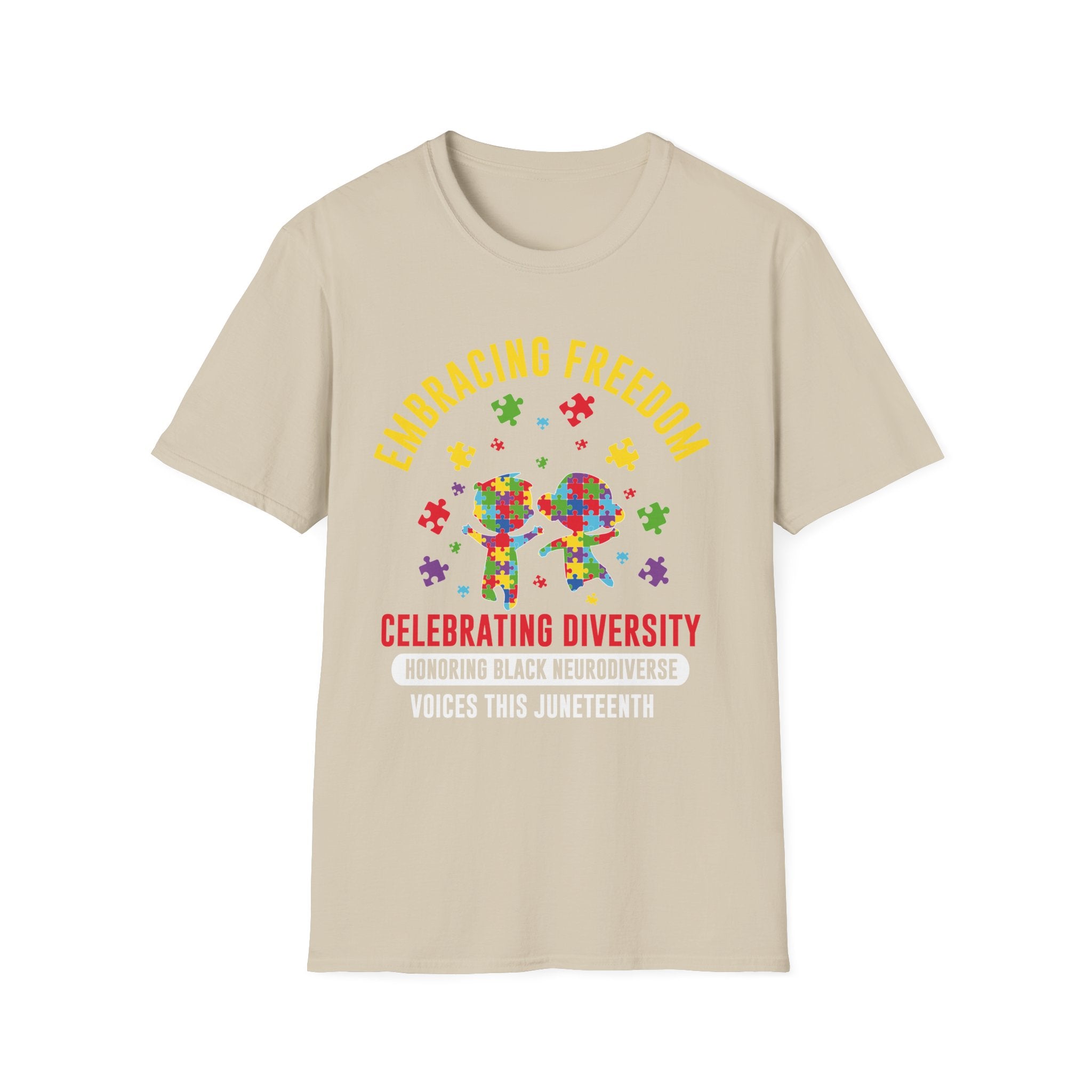 Embracing Freedom Autism Awareness , Adult T-Shirt