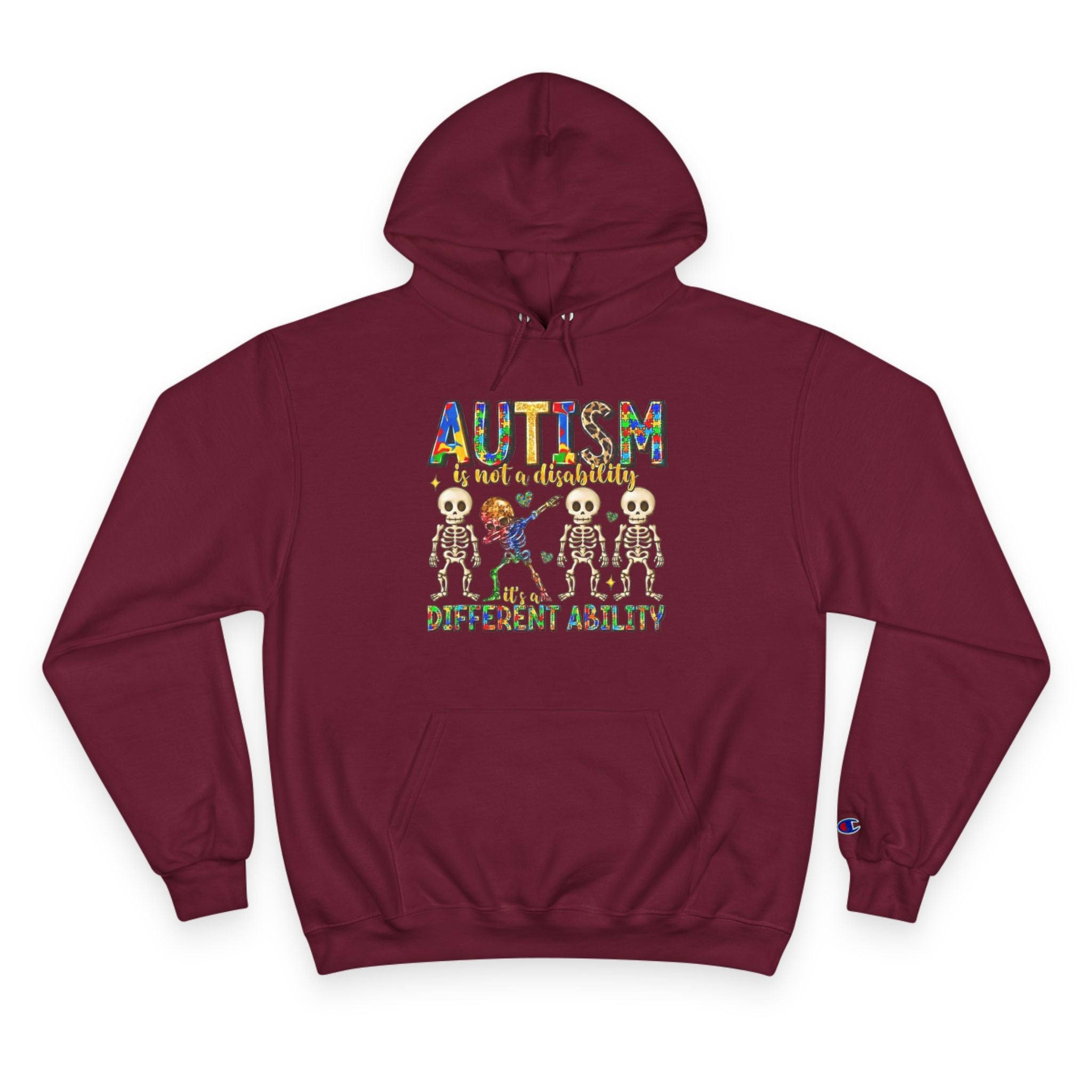 Autism Is Not A Disability, Autism Awareness Adult Hoodie