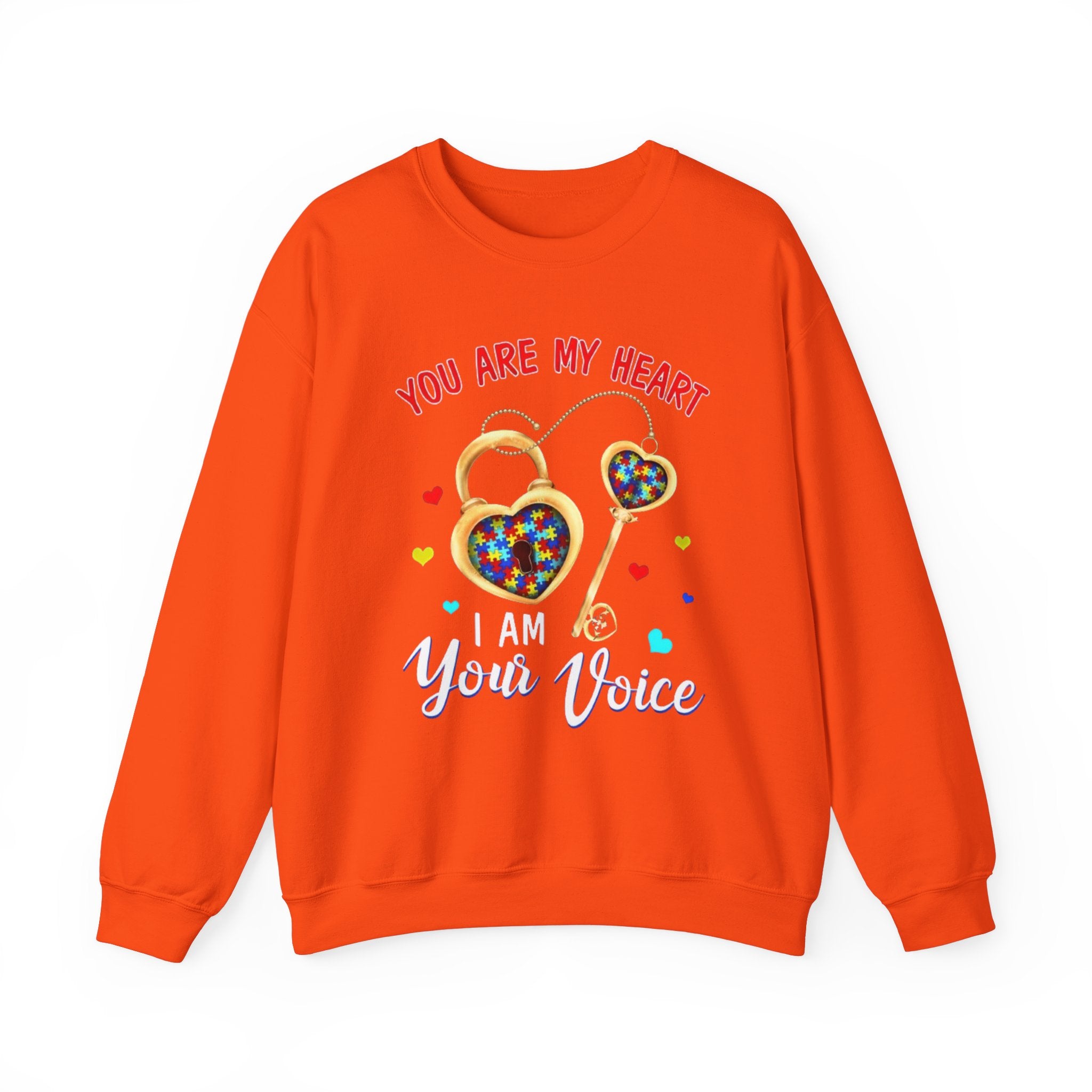 You Are My Heart, Autism Awareness Adult Sweatshirt
