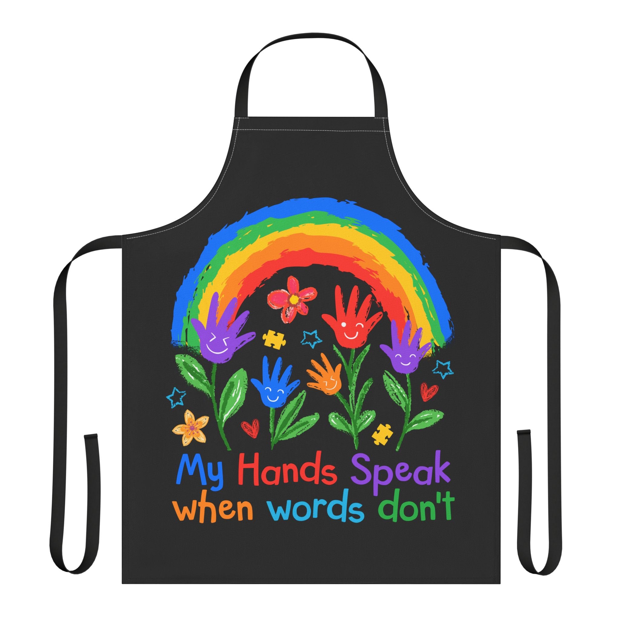 My Hands Speak Routine Love Apron