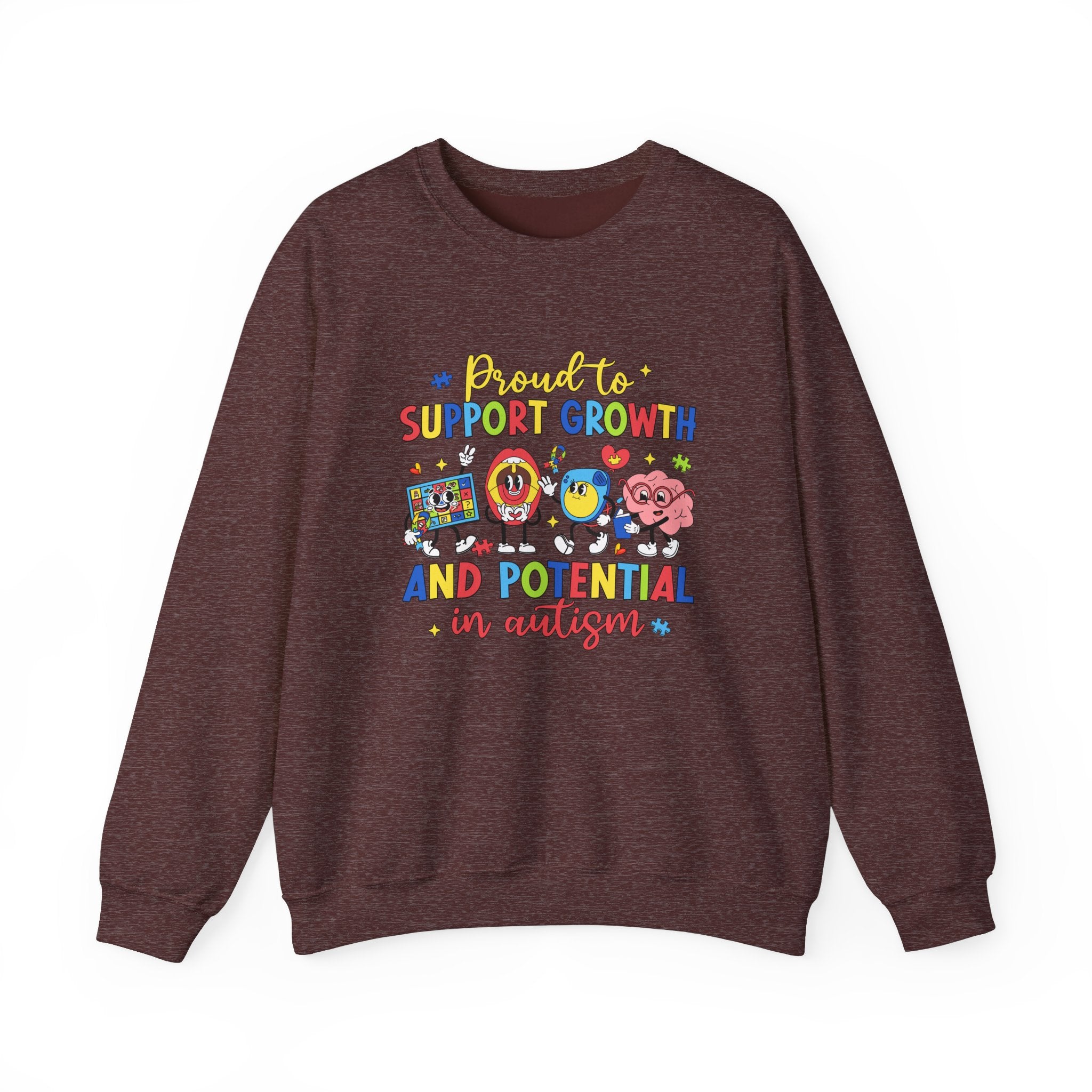 Nurturing Growth for Autism Awareness, Adult Sweatshirt