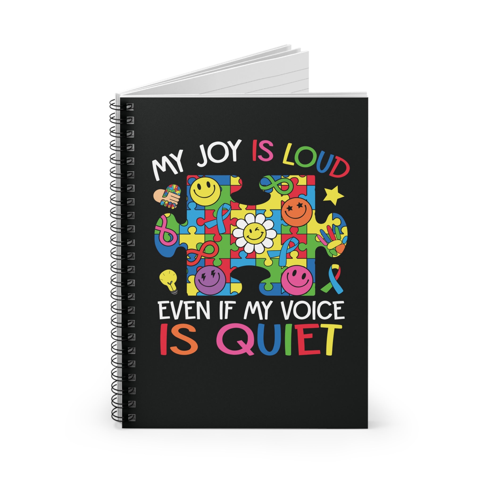 My Joy Is Loud Spiral Notebook - Ruled Line