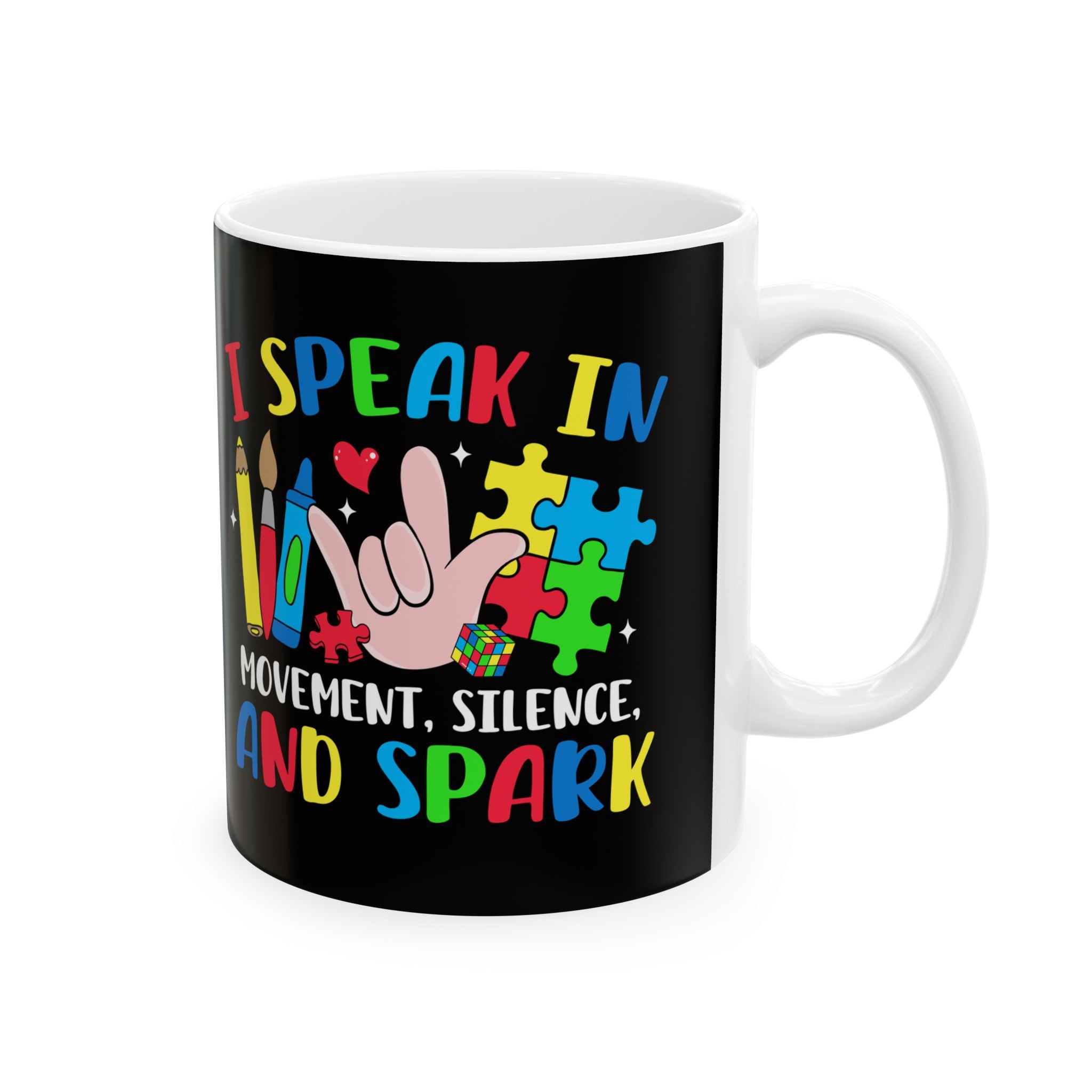 I Speak In, Ceramic Mug