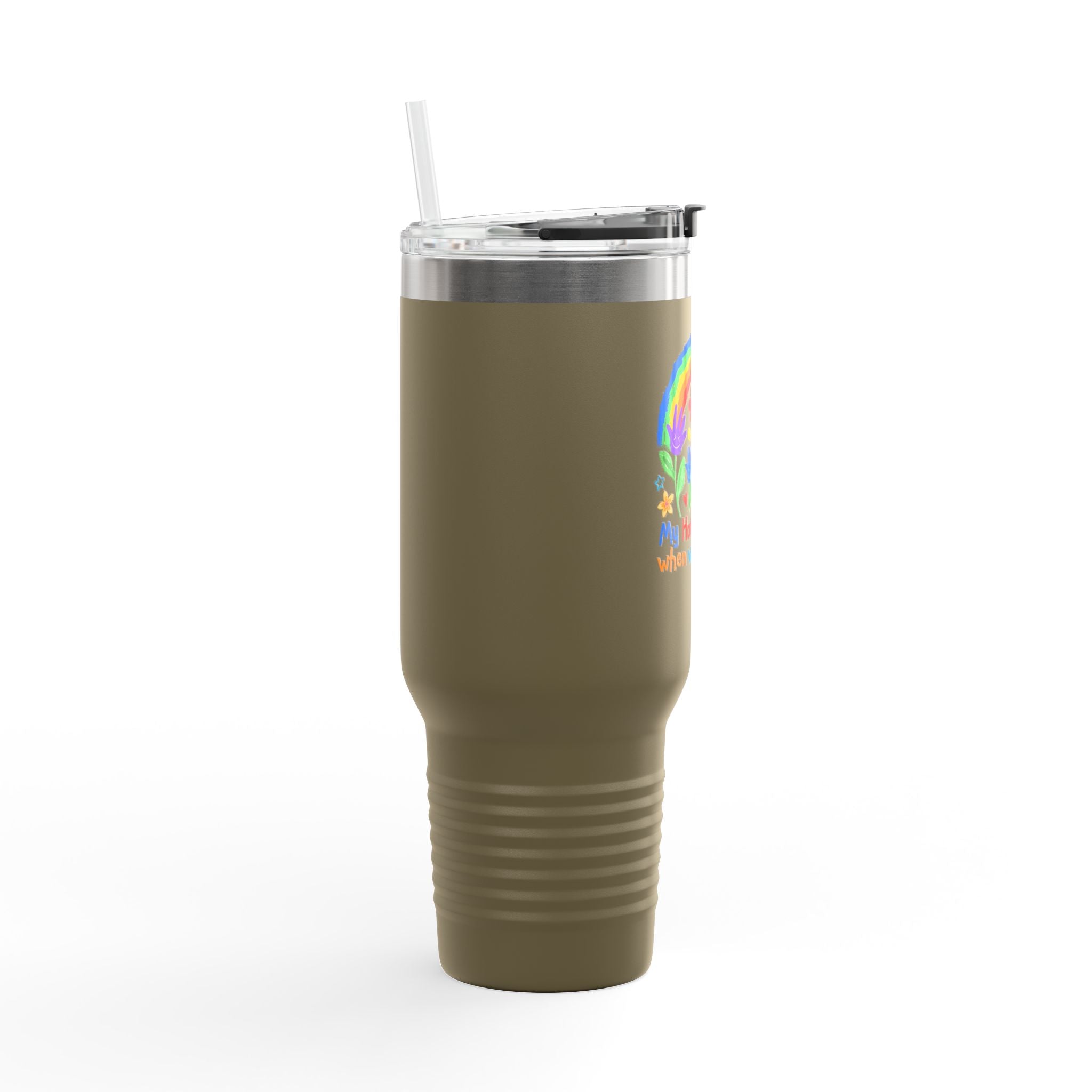 My Hand Speak Insulated Travel Mug, 40oz