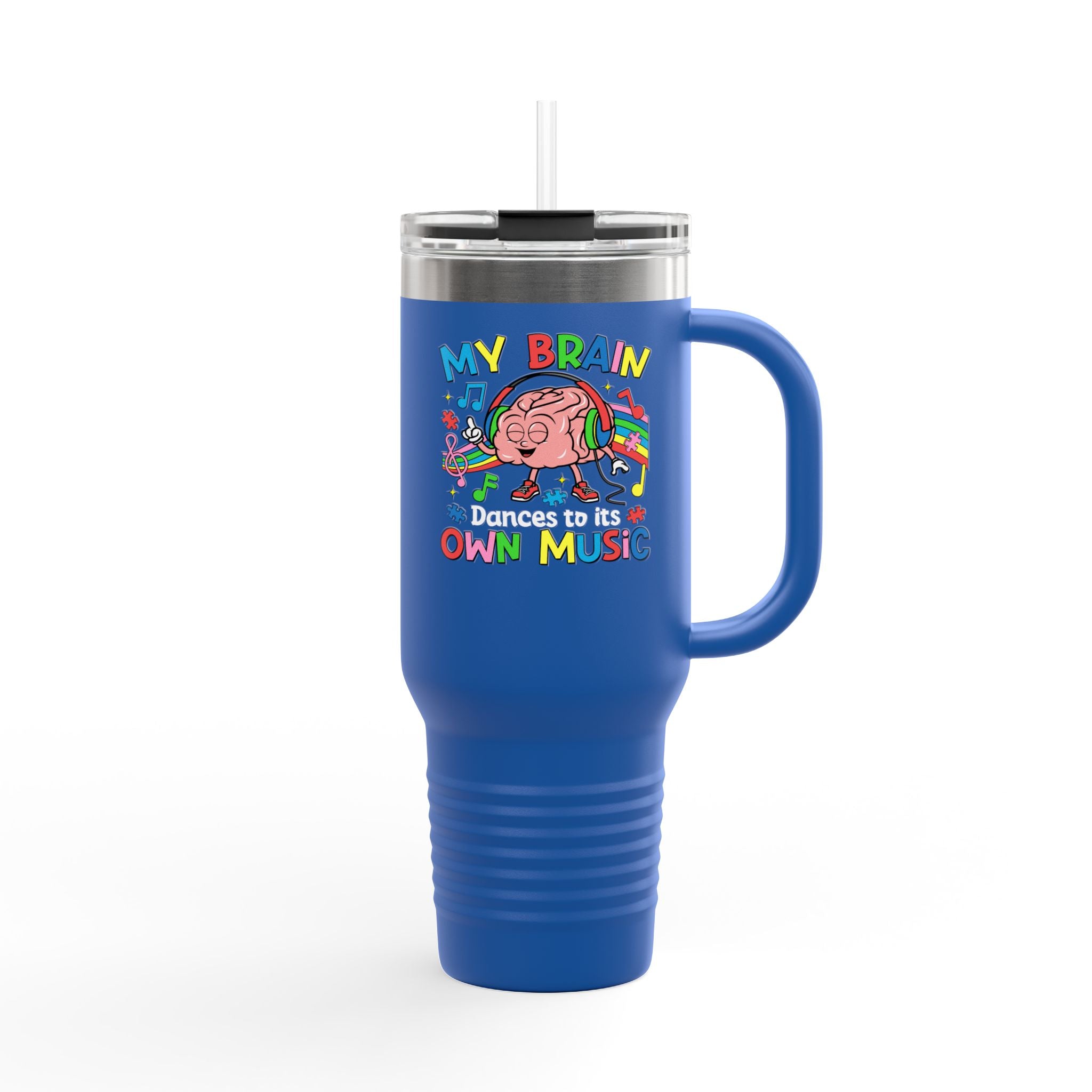 My Brain Insulated Travel Mug, 40oz