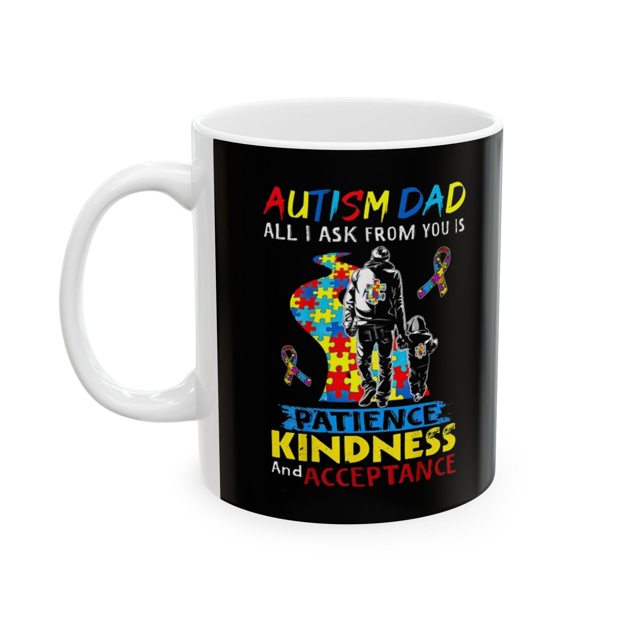 Autism Dad, Ceramic Mug