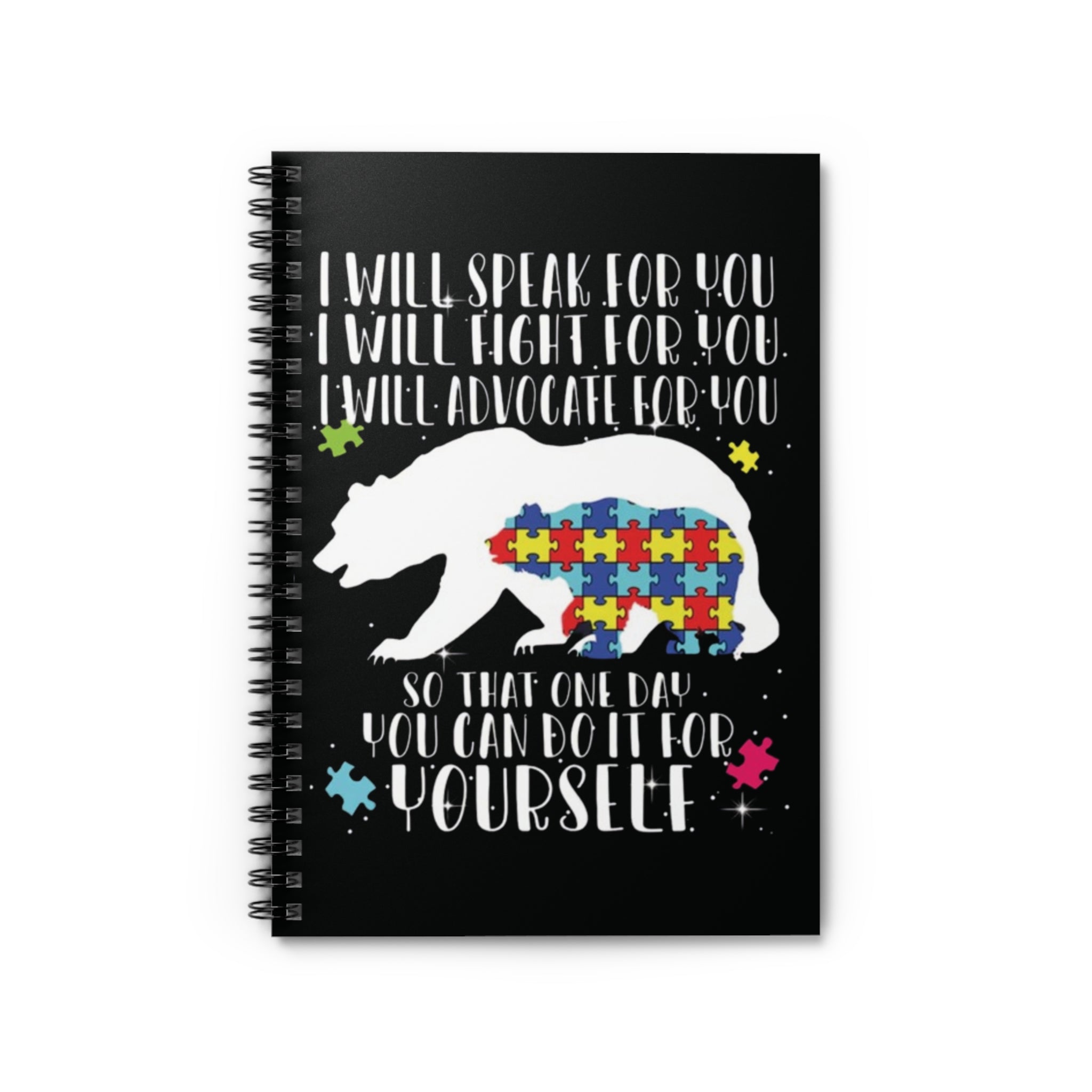 I will Speak For You, Spiral Notebook - Ruled Line