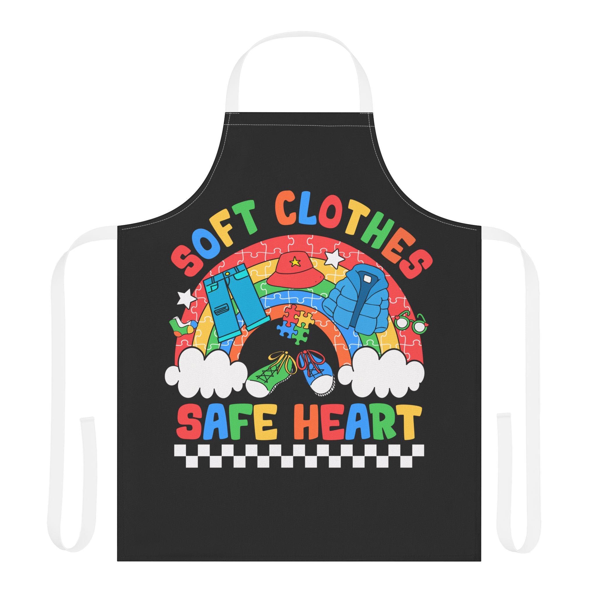 Soft Clothes Routine Love Apron