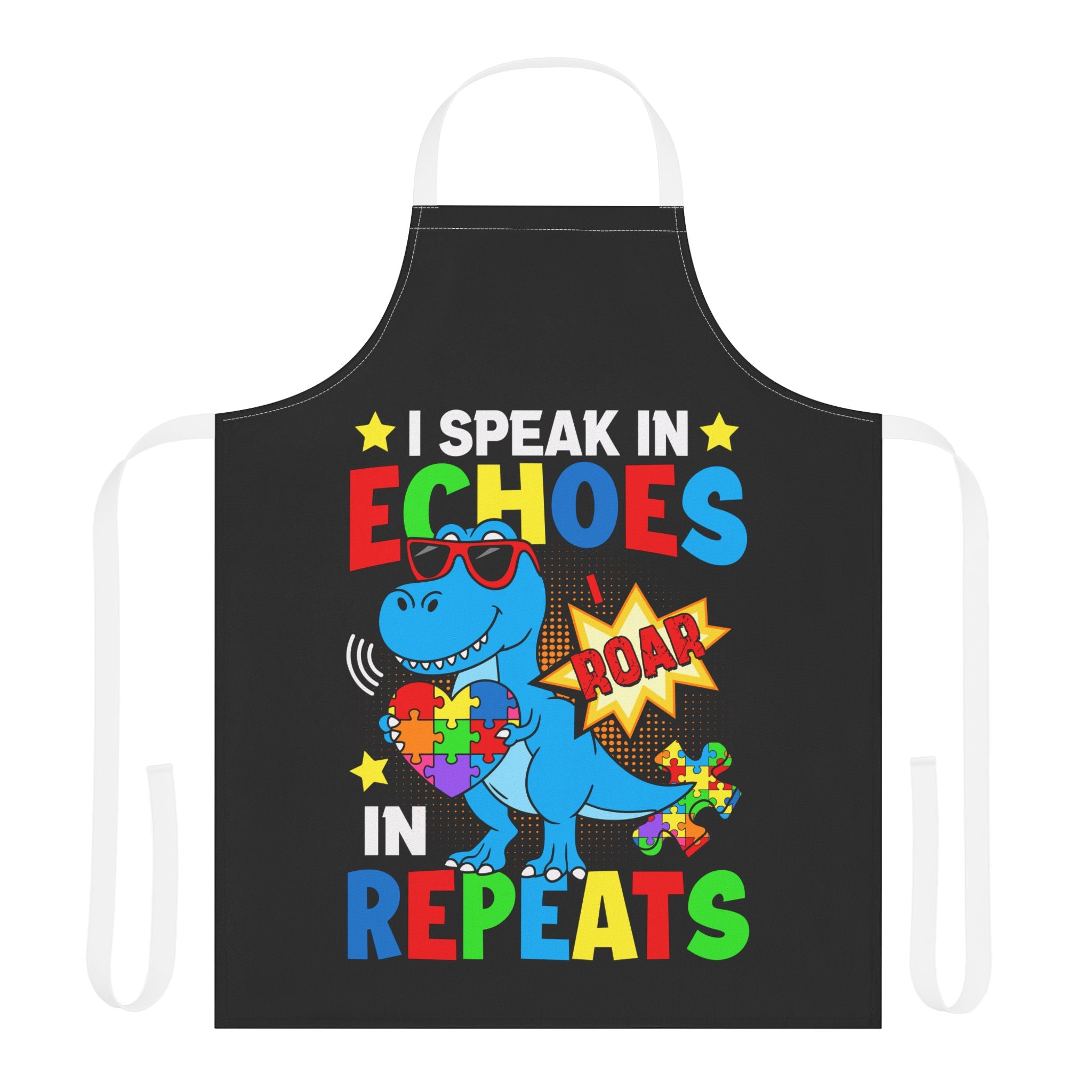 I Speak Echoes Routine Love Apron