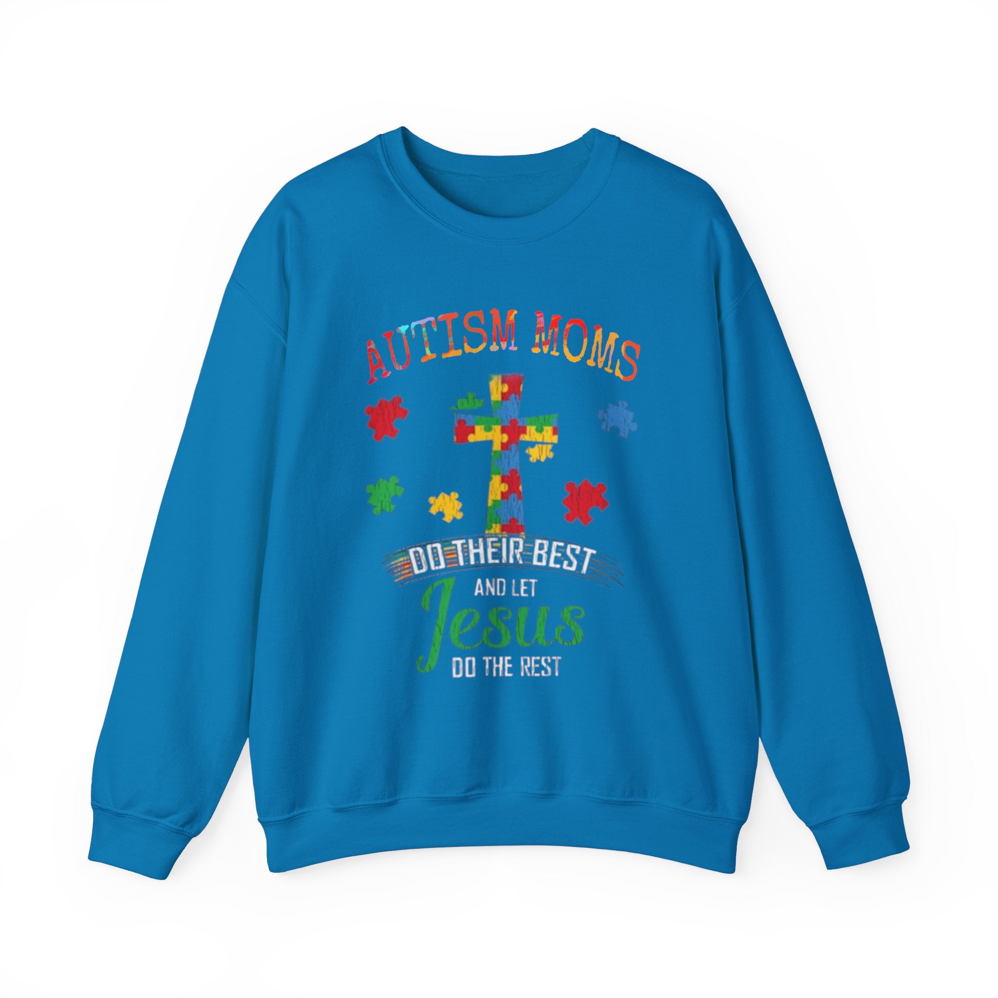 Autism Mom, Autism Awareness Adult Sweatshirt