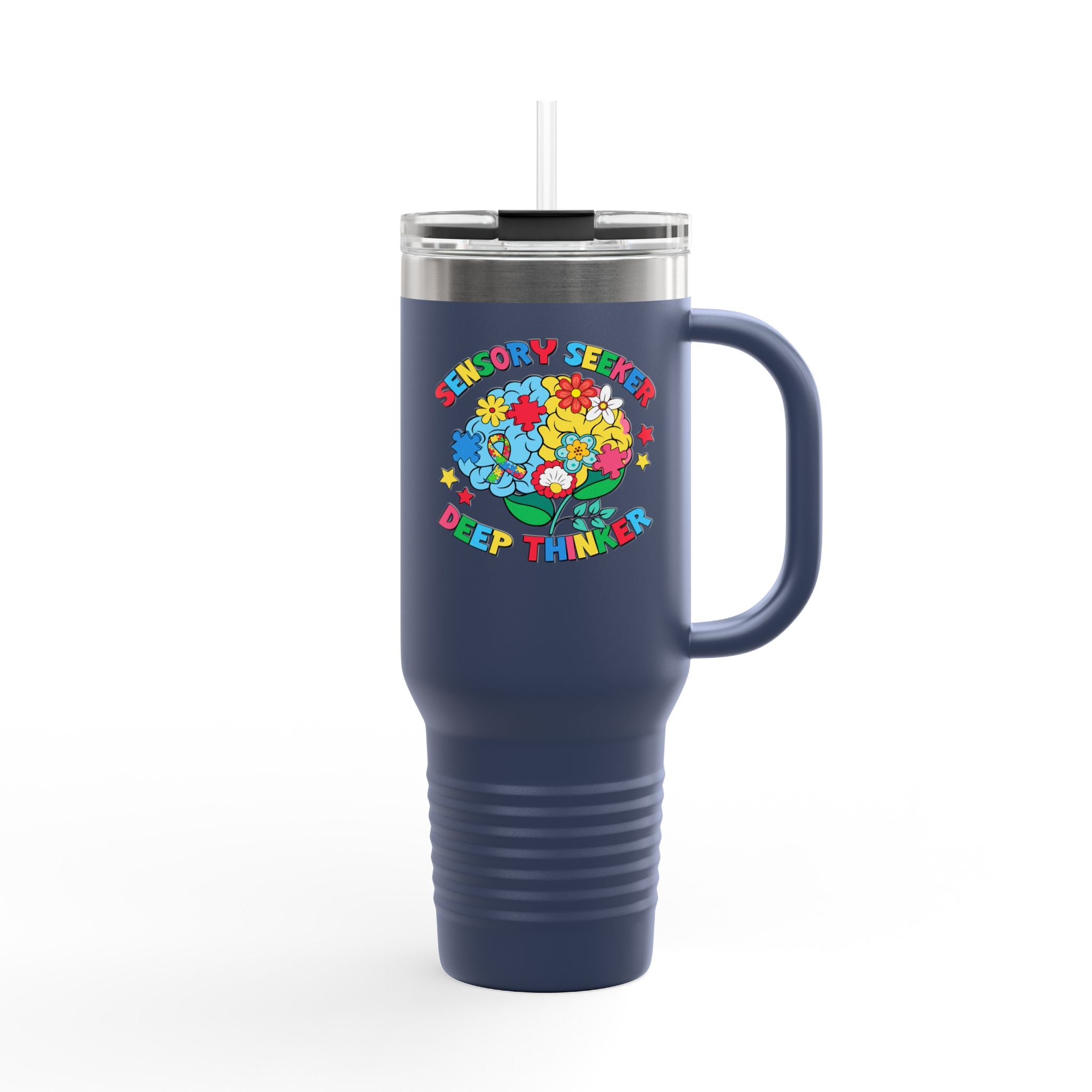 Deep Thinker Insulated Travel Mug, 40oz