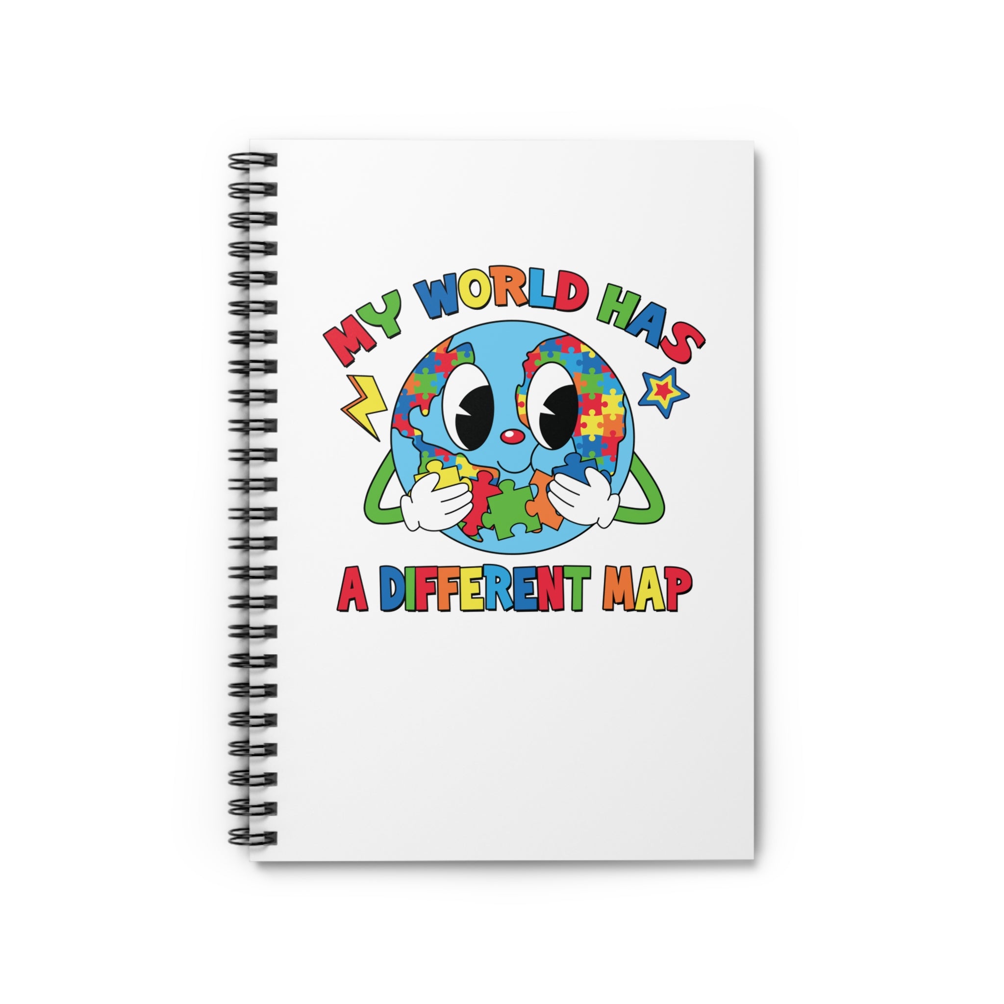 A Different Map Spiral Notebook - Ruled Line