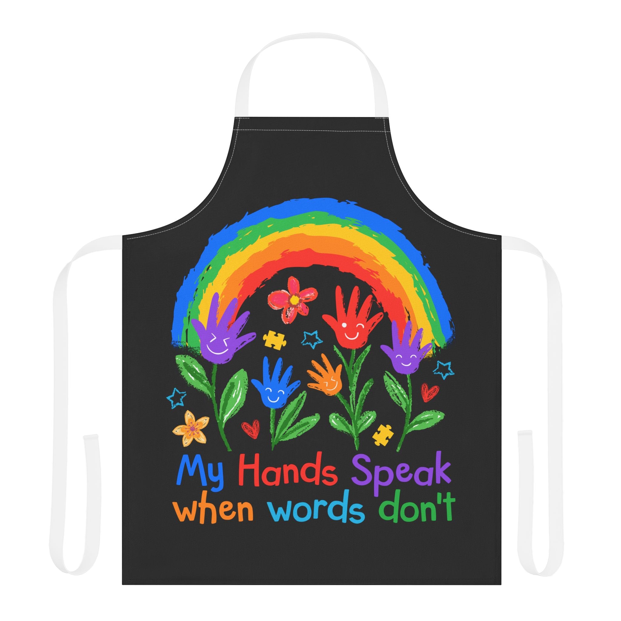 My Hands Speak Routine Love Apron