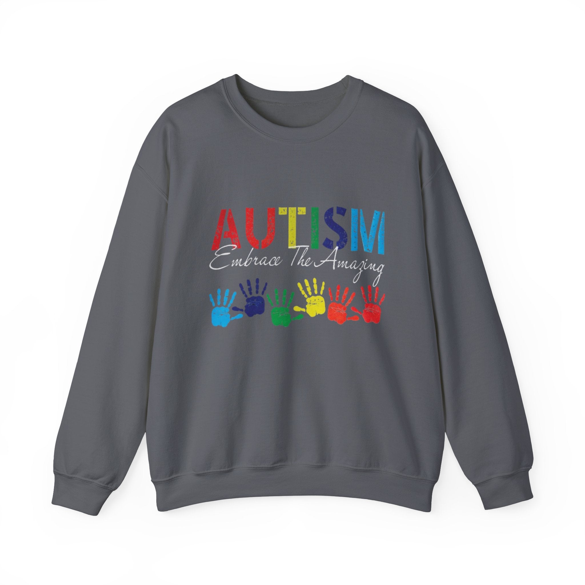 Autism Embrace The Amazing, Autism Awareness Adult Sweatshirt