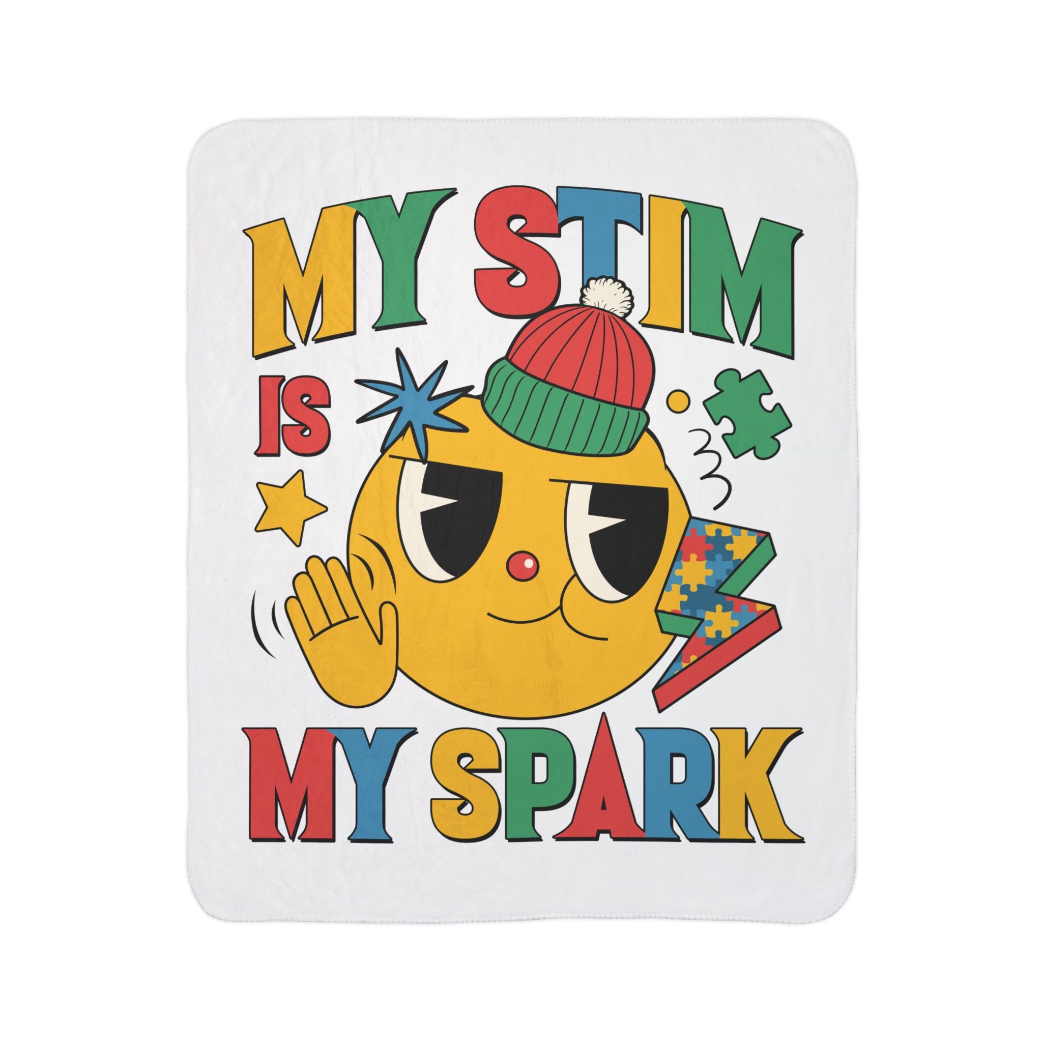 My Spark Fleece Sherpa Blanket