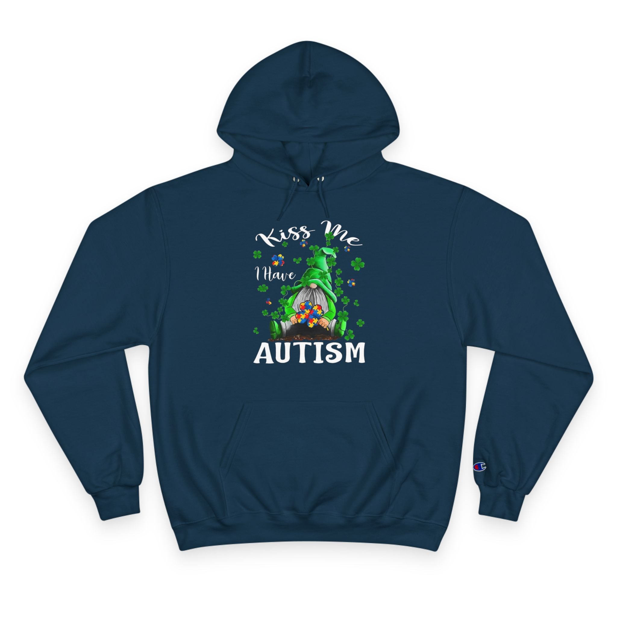 Kiss Me I Have Autism, Autism Awareness Adult Hoodie