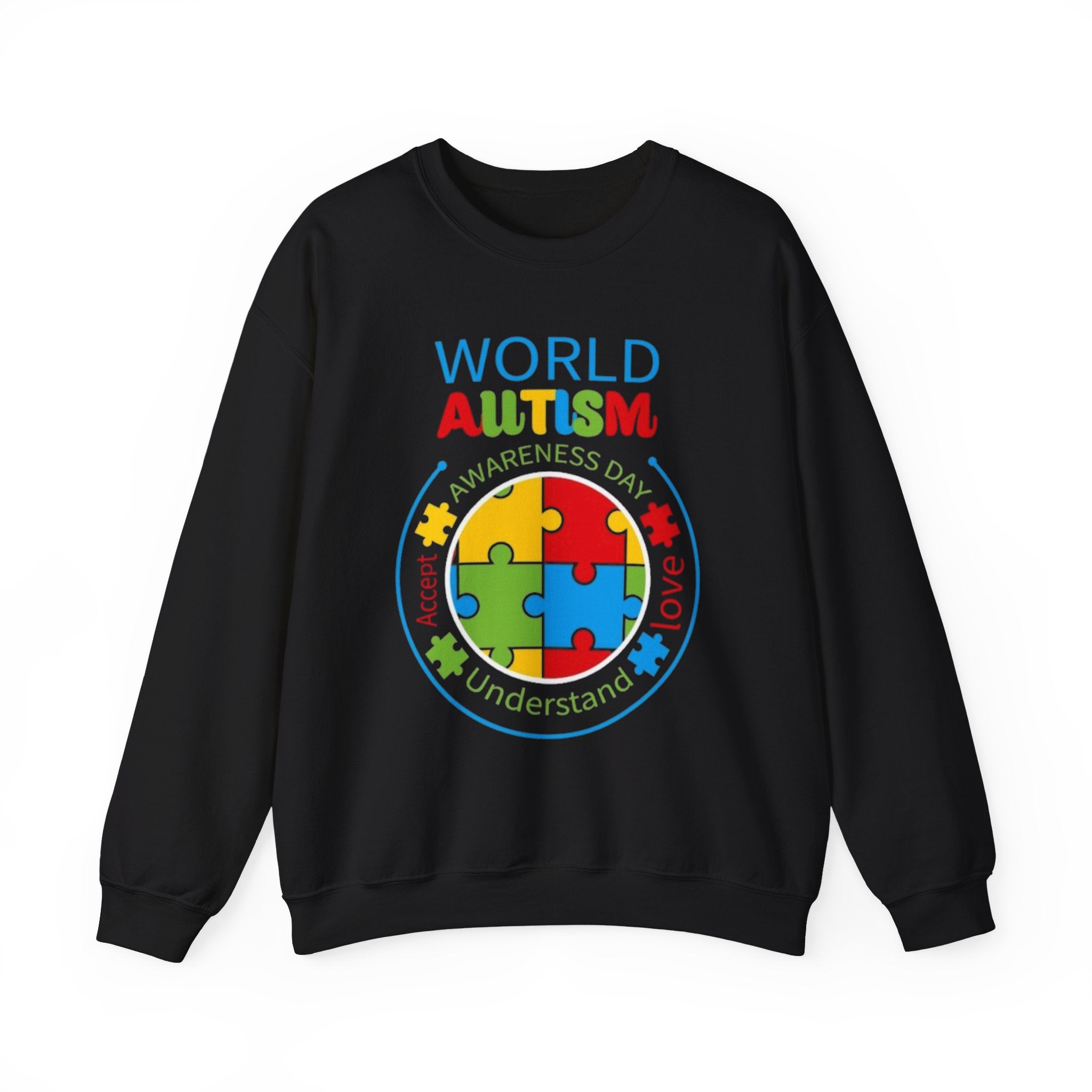 World Autism, Autism Awareness Adult Sweatshirt