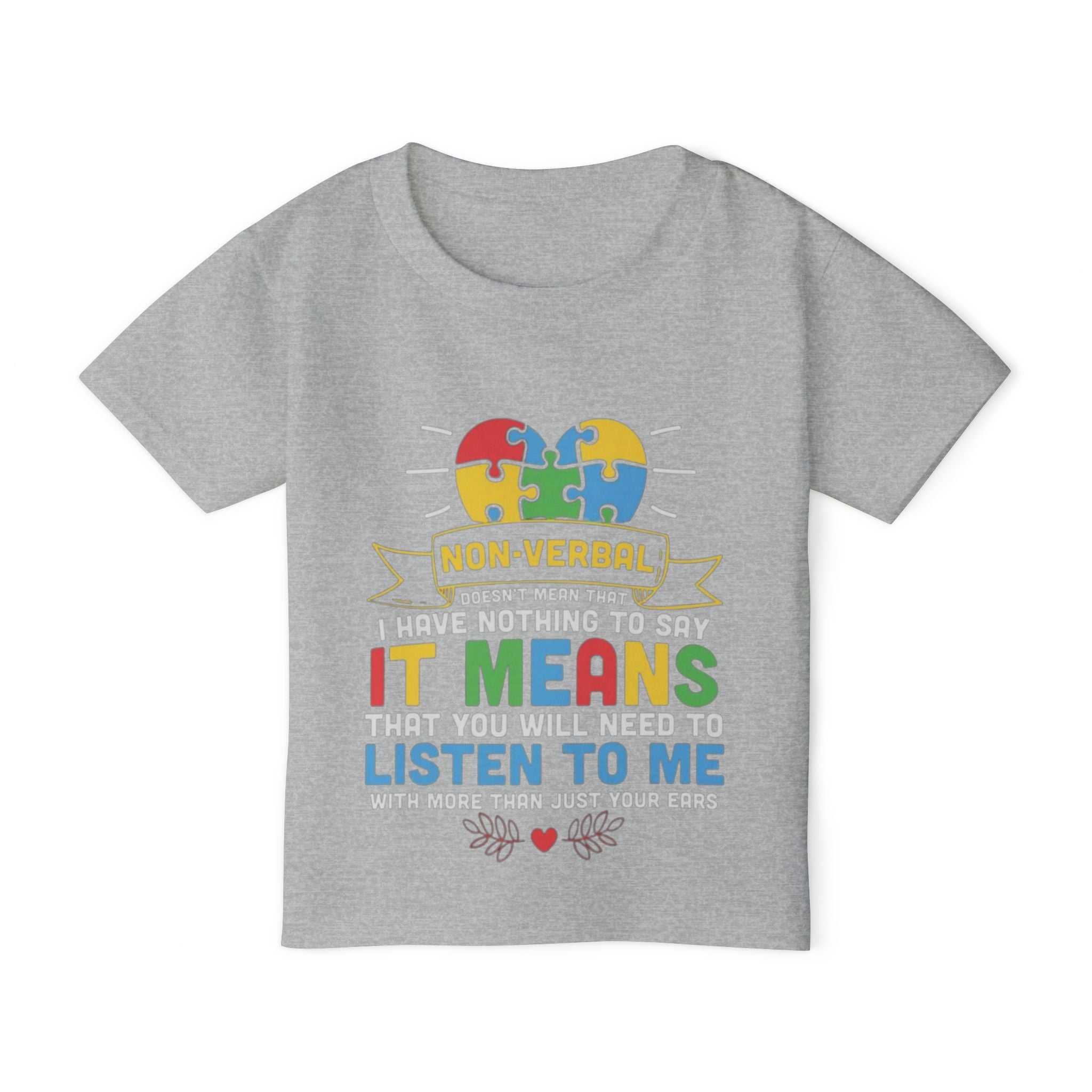 Nonverbal, Autism Awareness Toddler T-shirt