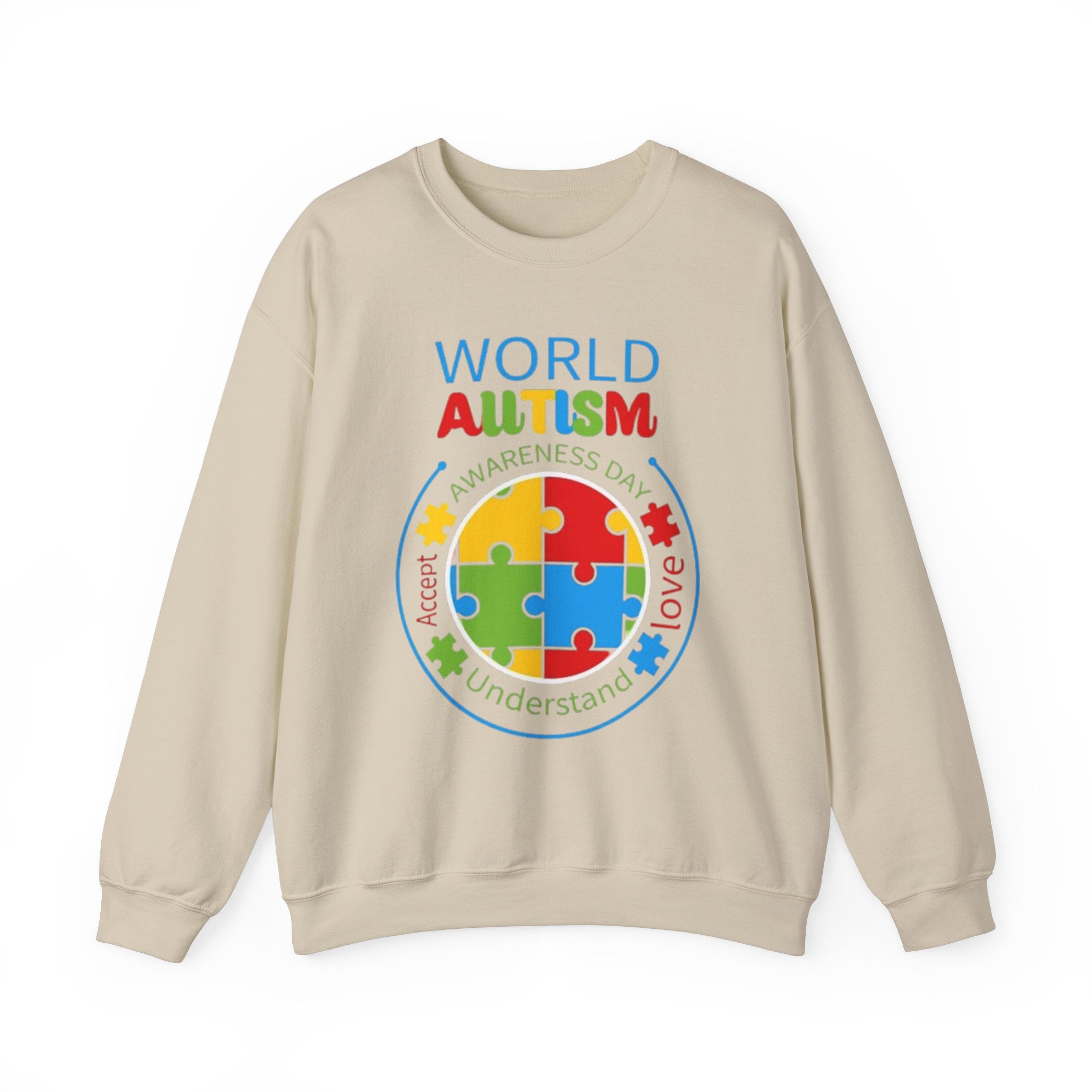 World Autism, Autism Awareness Adult Sweatshirt