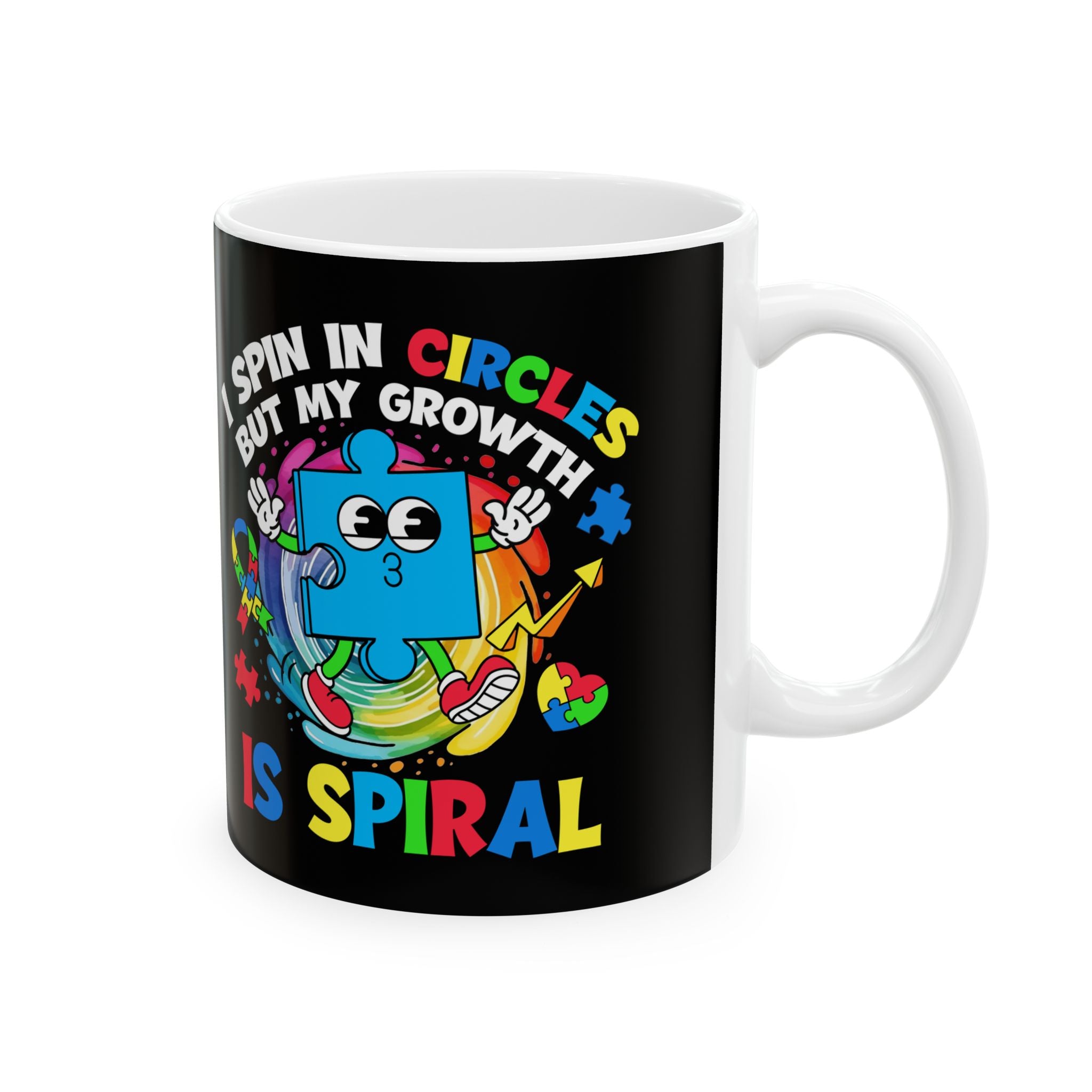 I Spin In Circles, Ceramic Mug