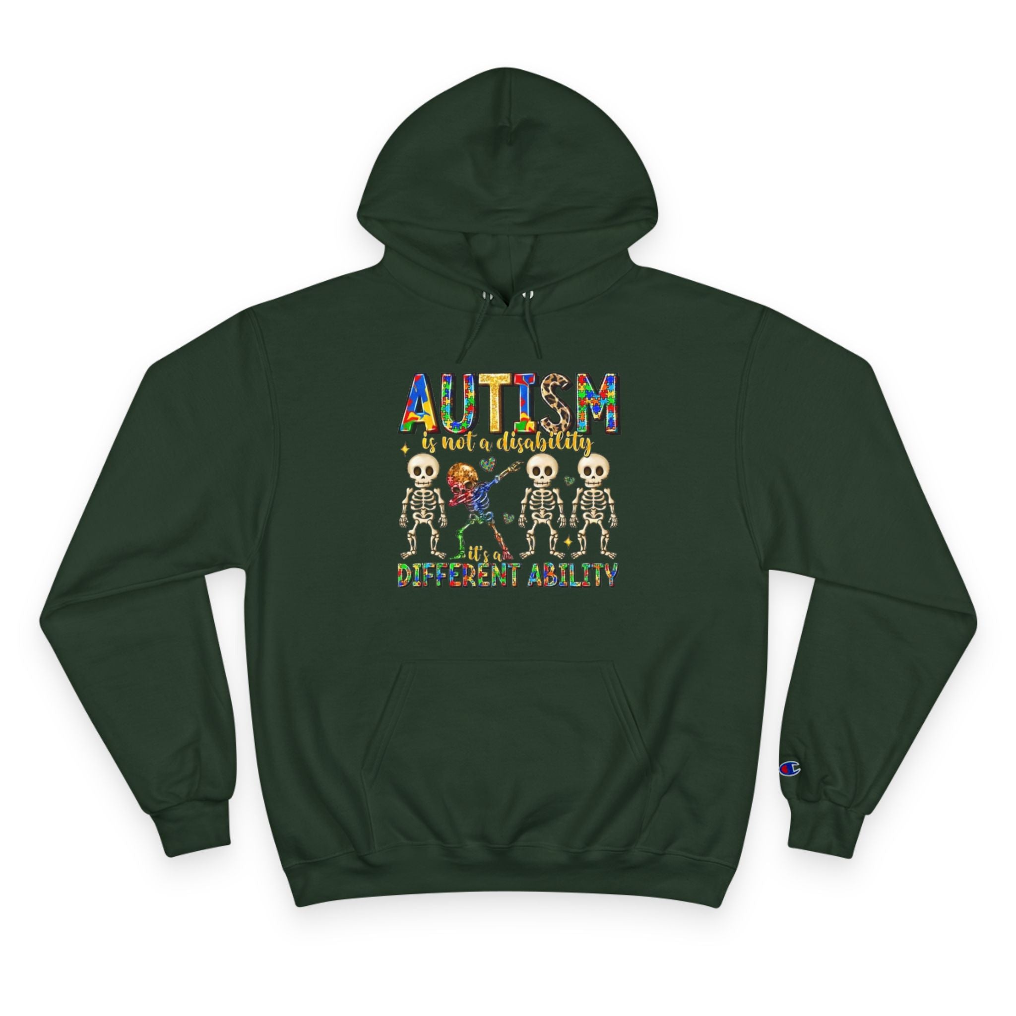 Autism Is Not A Disability, Autism Awareness Adult Hoodie